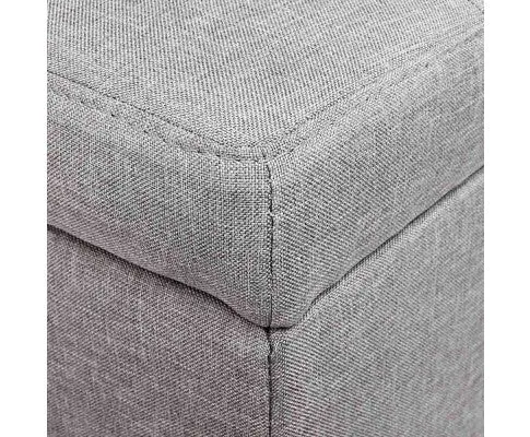 Ottoman Large - Light Grey