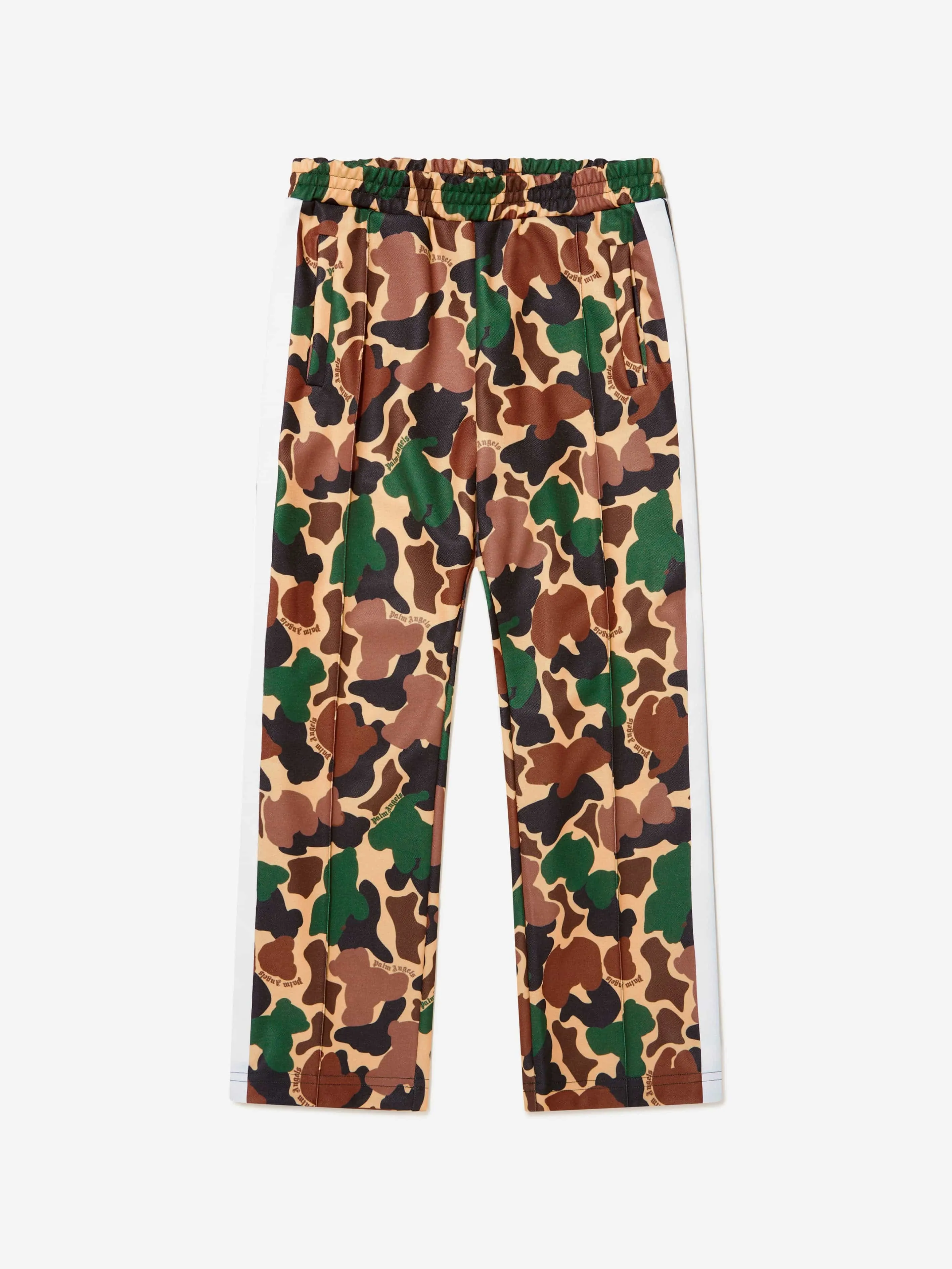 Palm Angels Boys Camouflage Print Track Pants