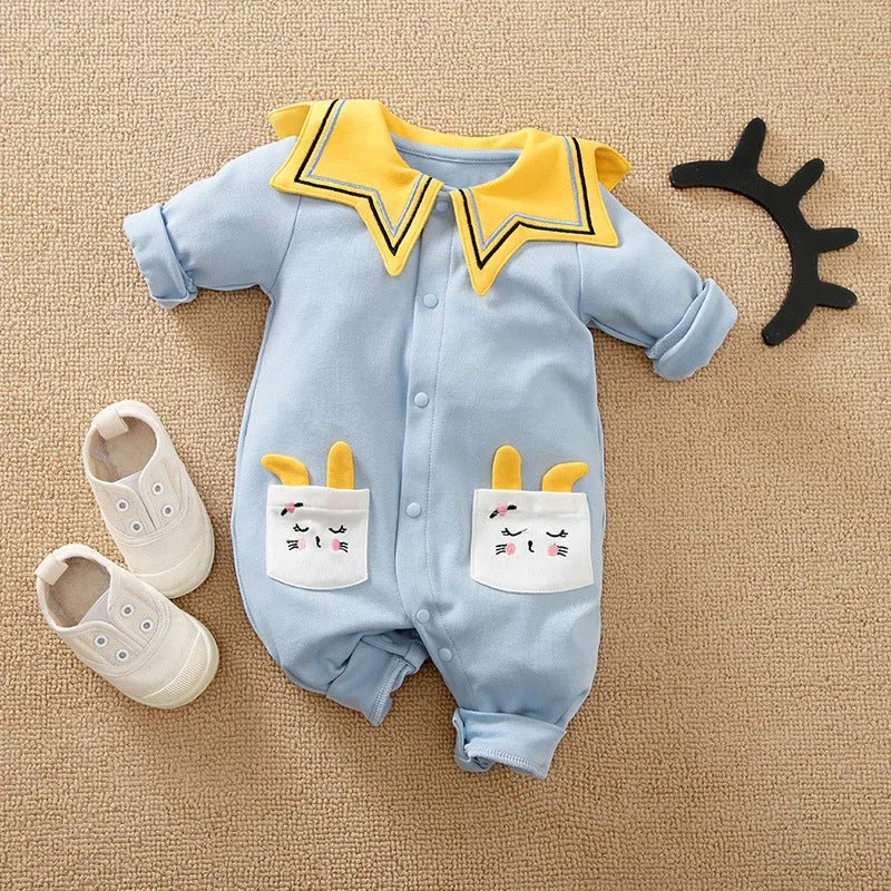 Panda/Bunny Designs Baby's Cute Cartoon Bodysuit