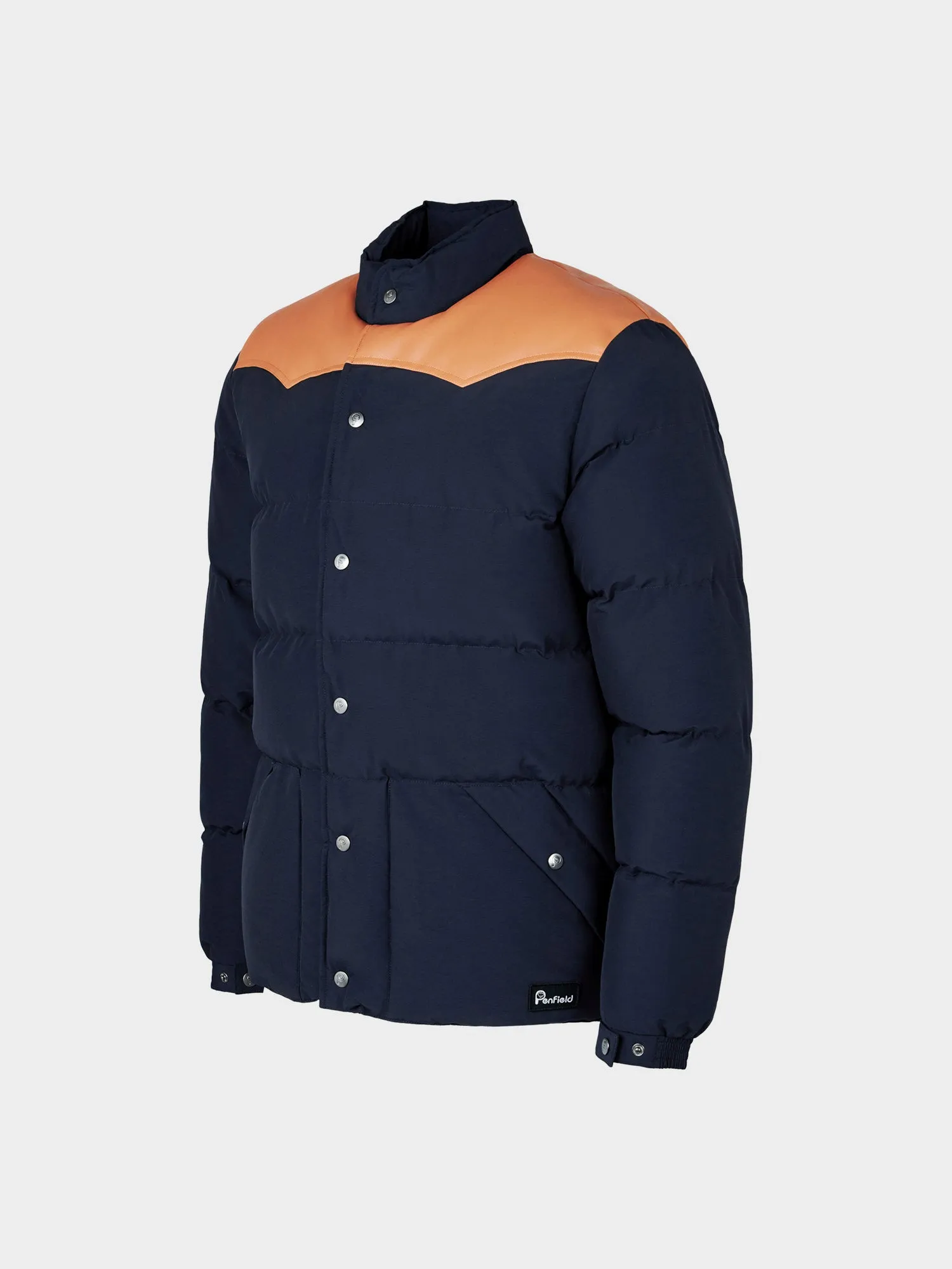 Pelam Puffer Jacket in Navy Blue