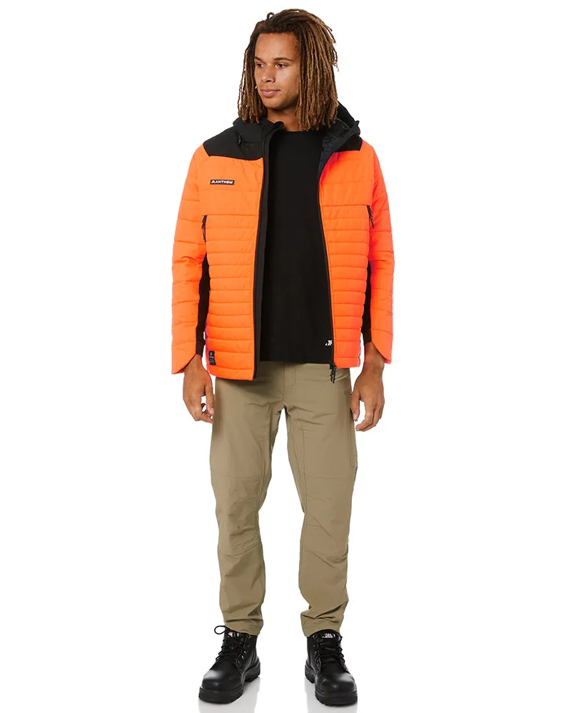 Performance Hi Vis Puffer Jacket - Orange