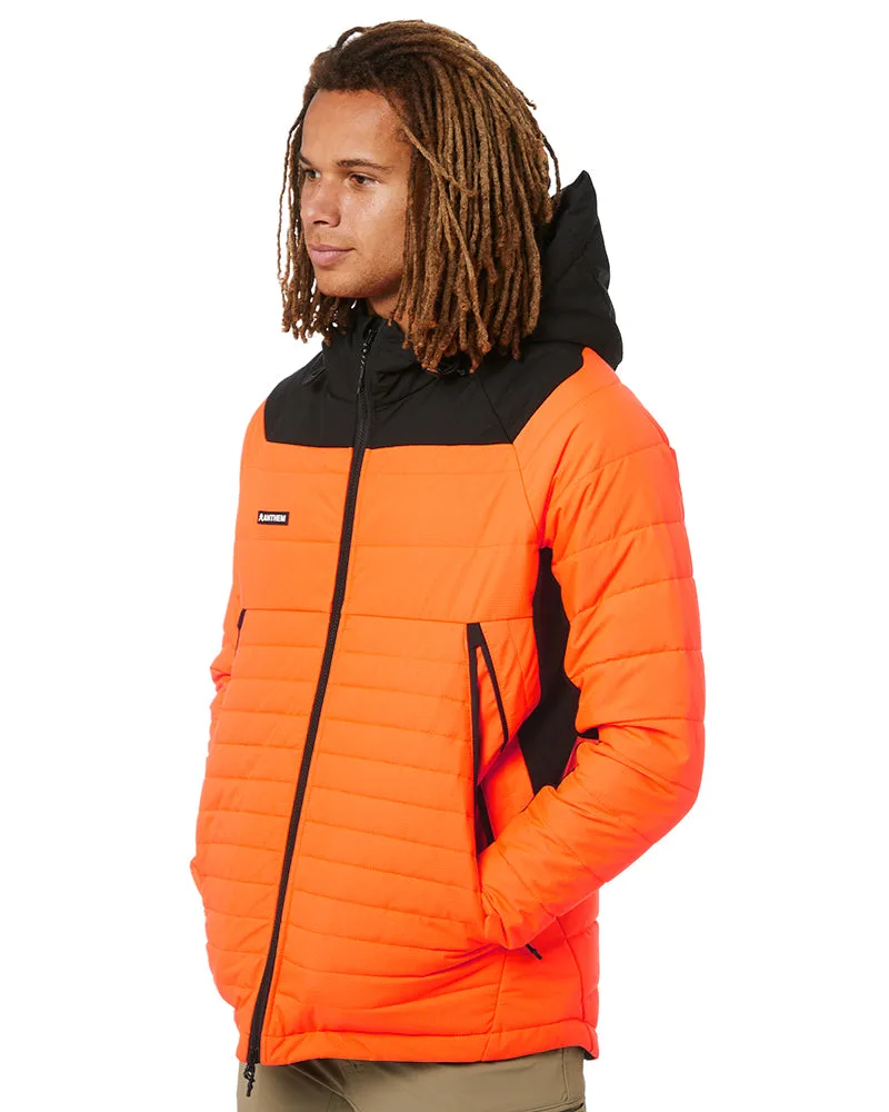 Performance Hi Vis Puffer Jacket - Orange