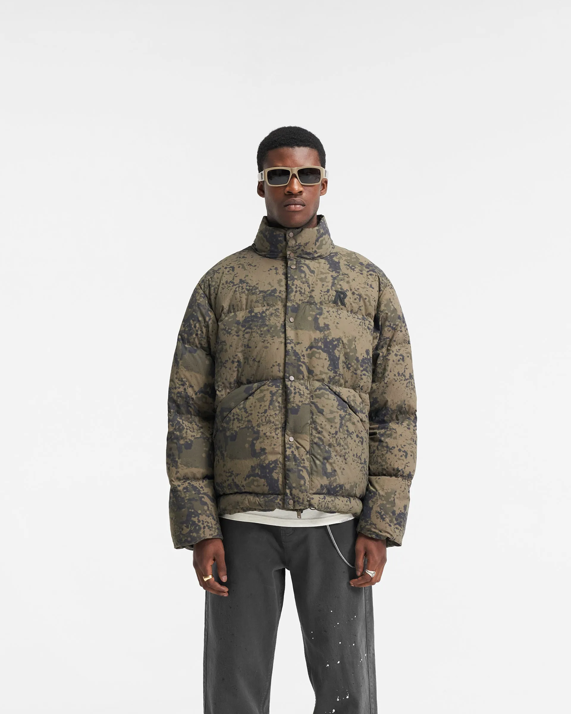 Puffer Jacket - Camo