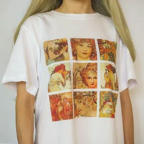 "Alphonse Mucha" T-Shirt