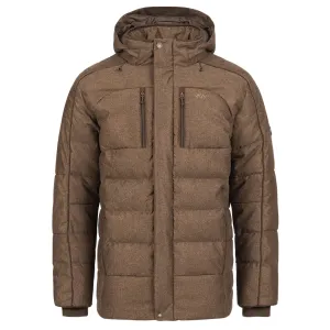 Radiation Vintage Down Jacket - Dark Brown Melange by Blaser