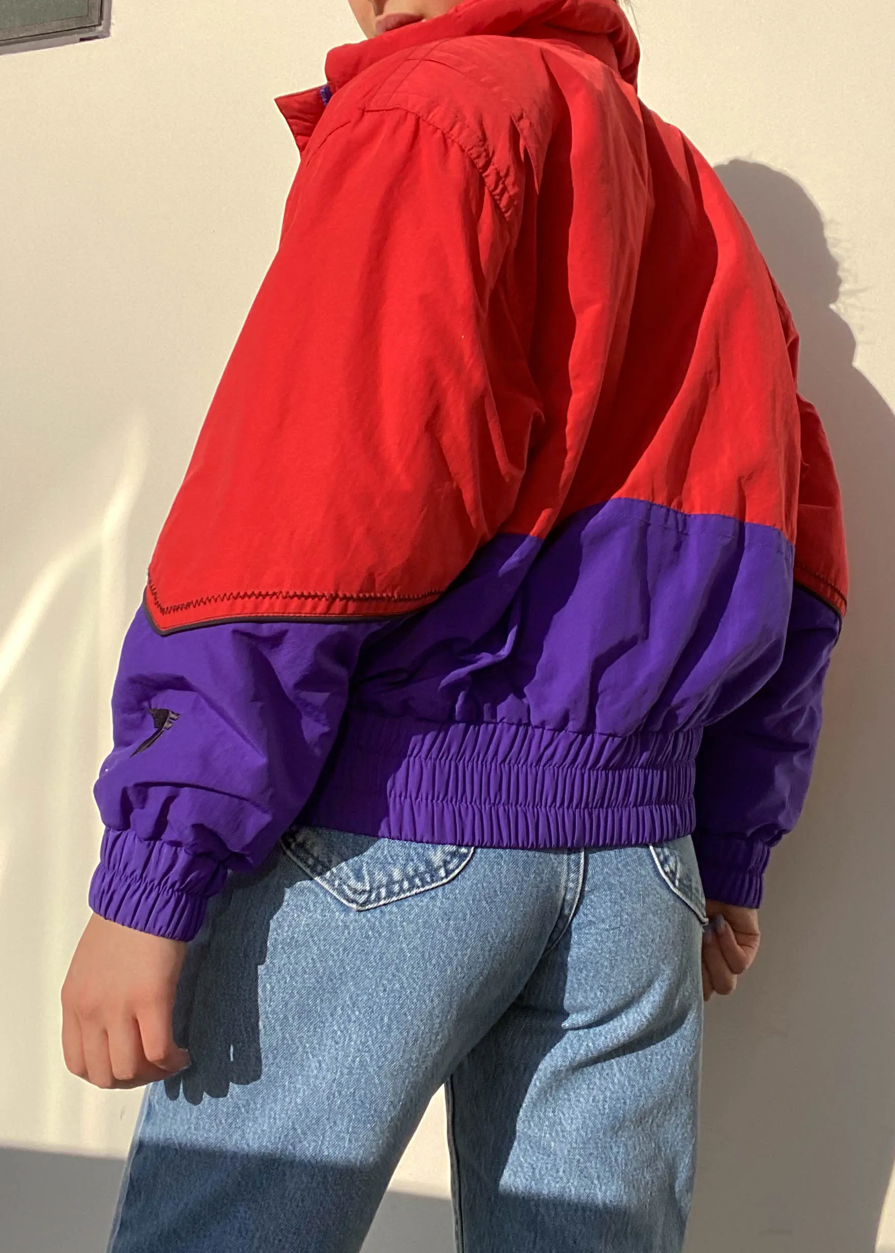 Red & Purple 80's Puffer (S)