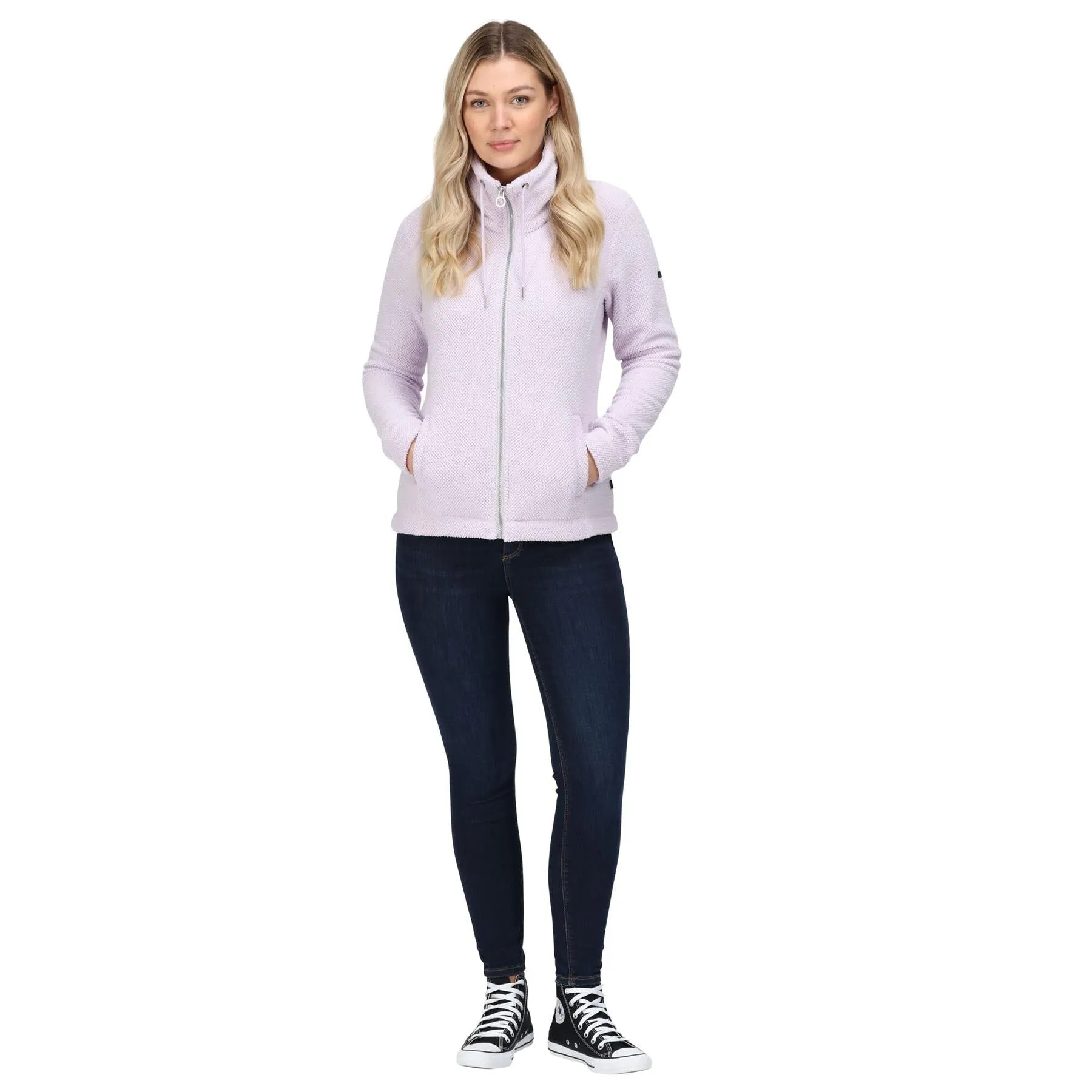 Regatta Womens Zabelle Mock Neck Full Zip Fleece Jacket