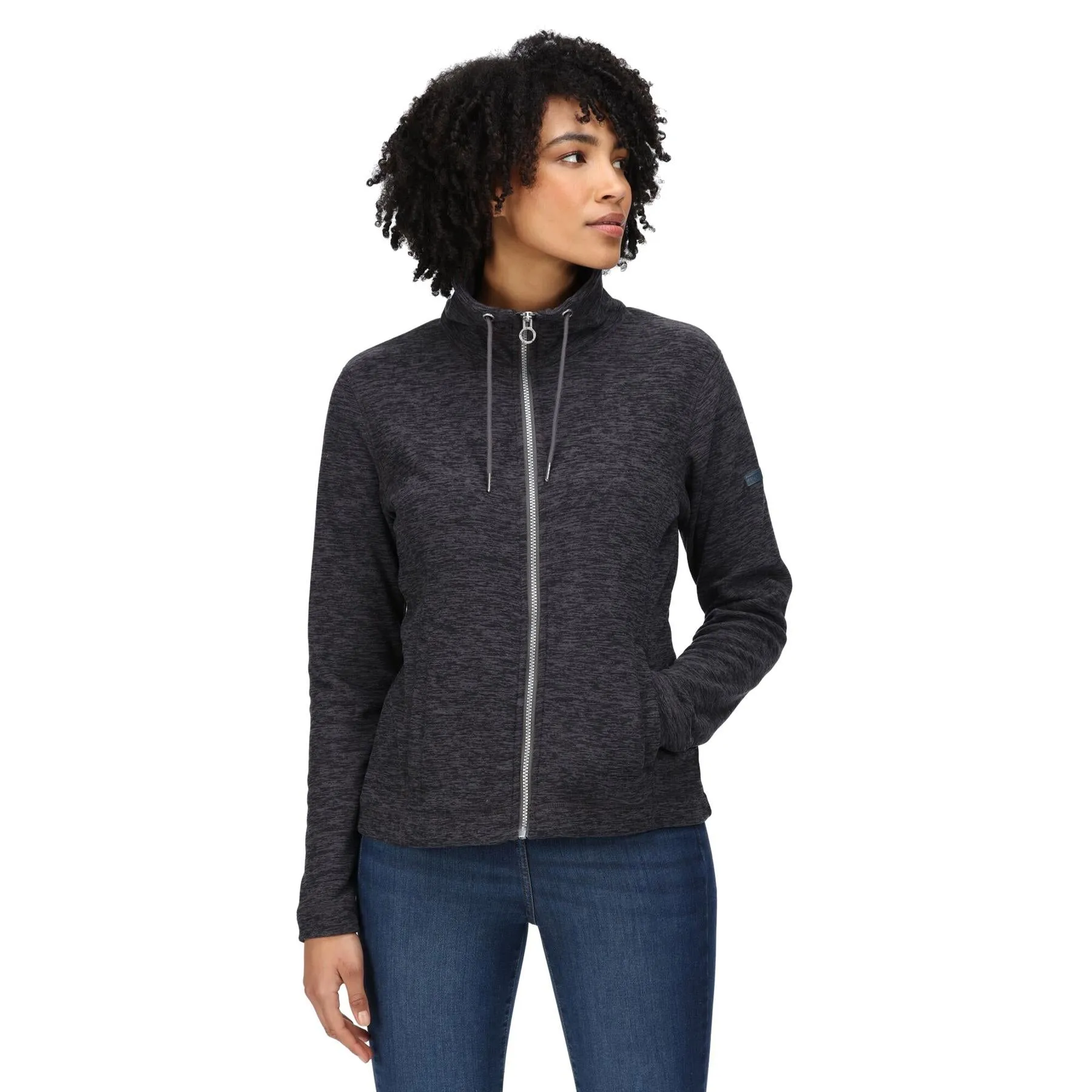 Regatta Womens Zabelle Mock Neck Full Zip Fleece Jacket