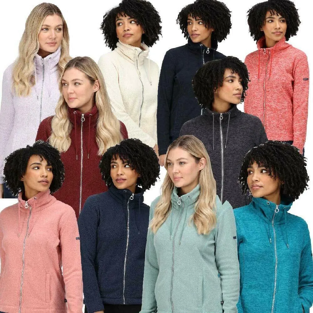 Regatta Womens Zabelle Mock Neck Full Zip Fleece Jacket