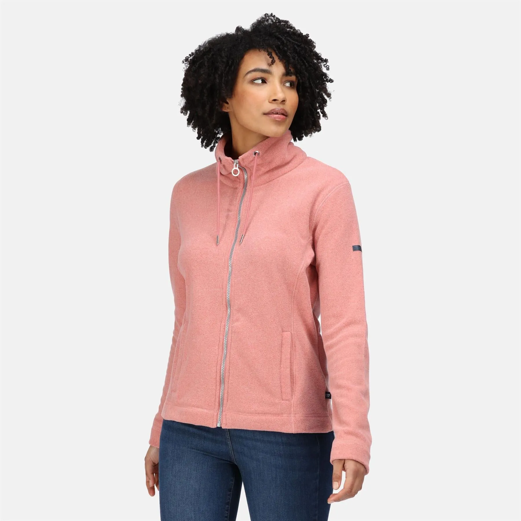 Regatta Womens Zabelle Mock Neck Full Zip Fleece Jacket