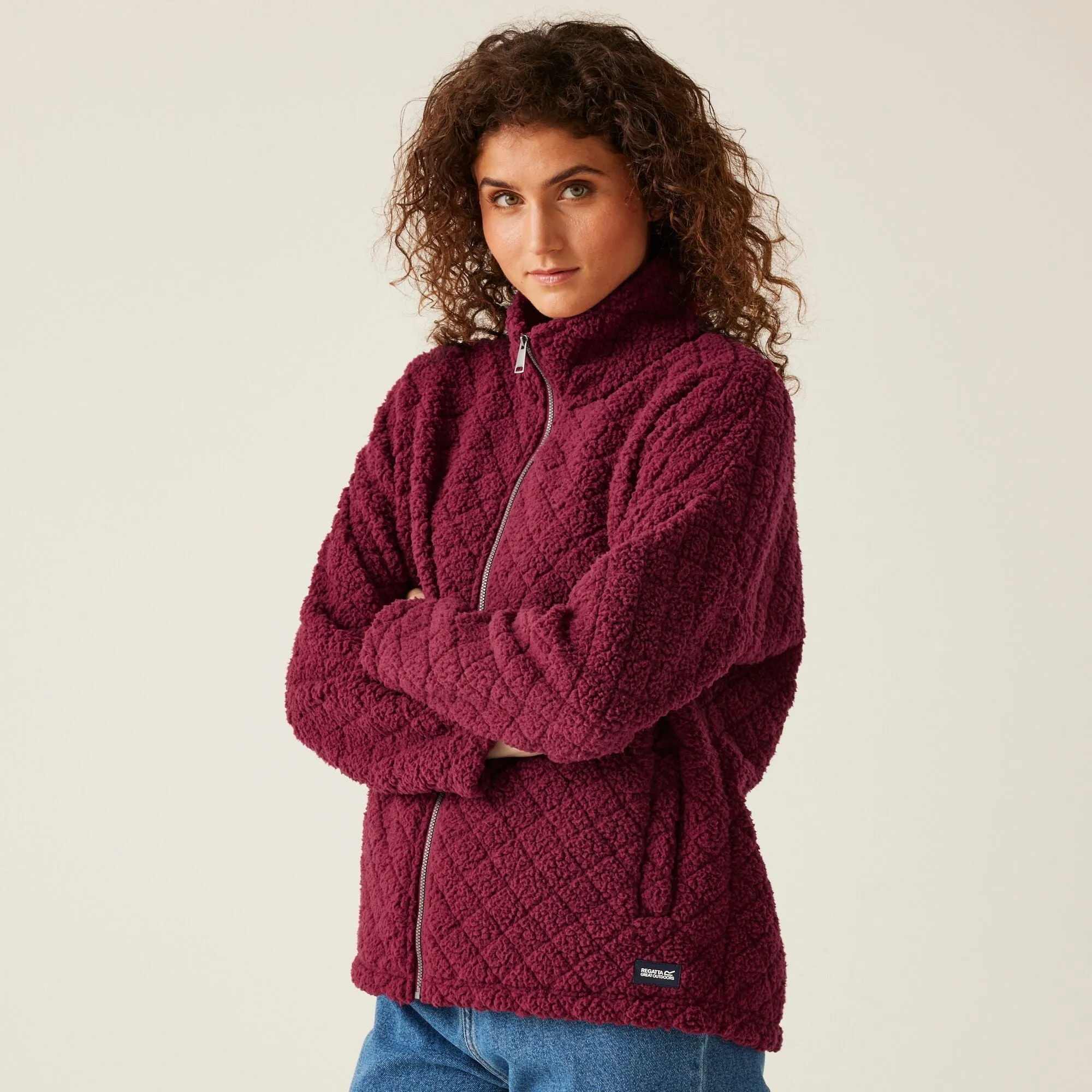 Regatta WomensWomen's Apphia Full Zip Fluffy Fleece