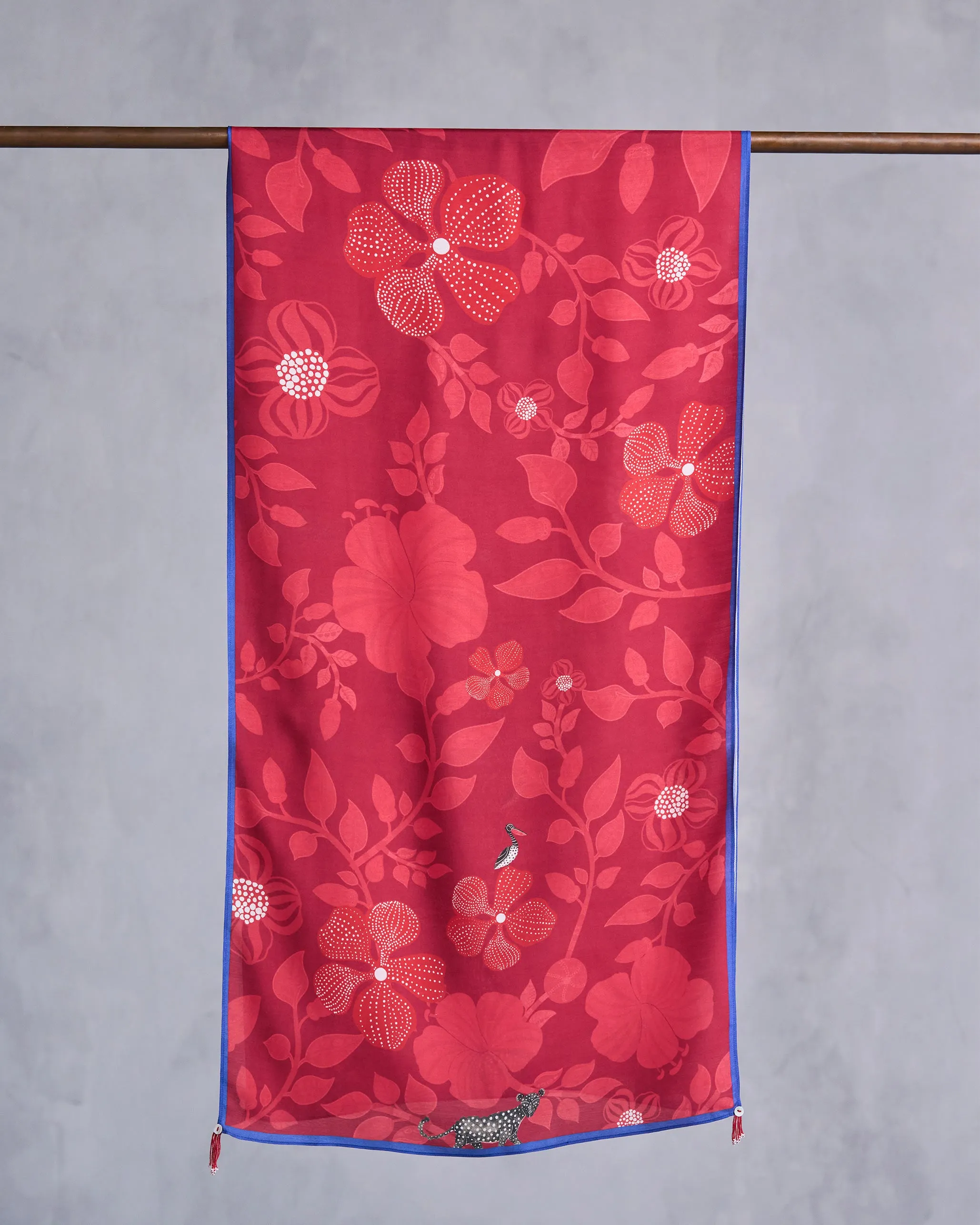 Roseate Scarf - Red