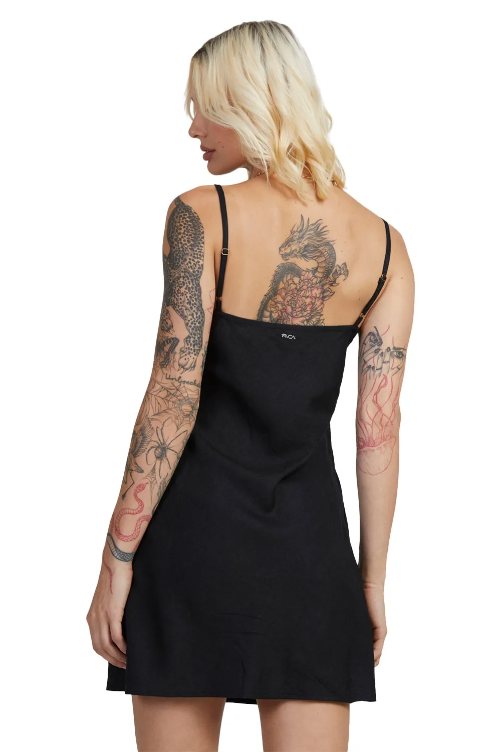 RVCA Womens Off Duty Bias Mini Dress