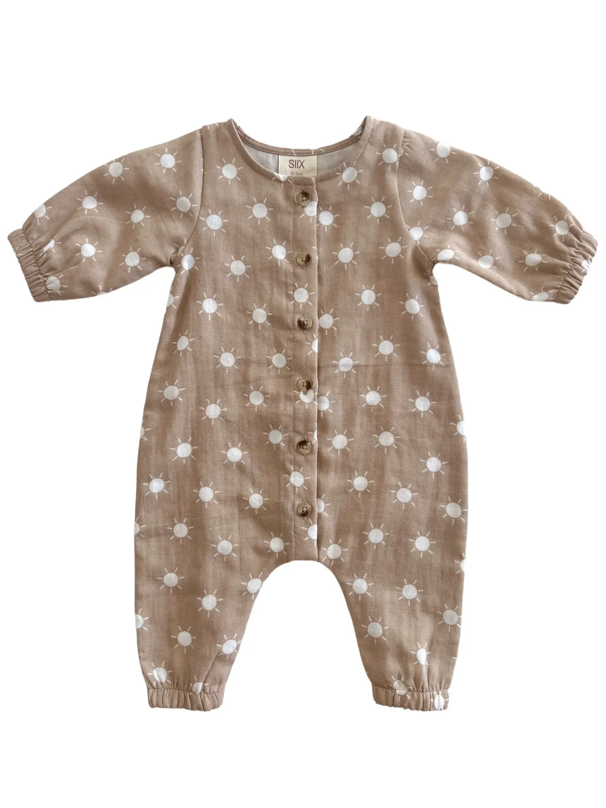 Sand Sun / Organic Long Sleeve Bay Jumpsuit