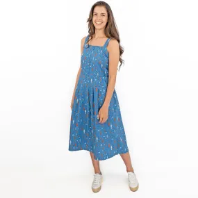 Seasalt Valley Roam Blue Boat Sleeveless Summer Dress