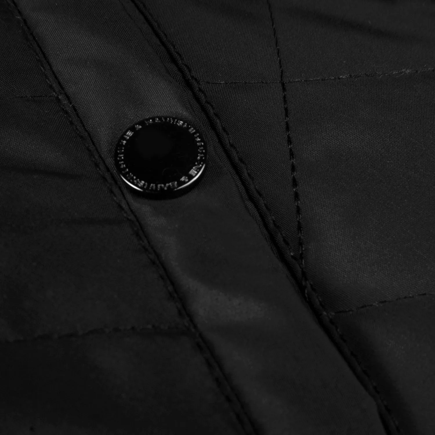 Short standing Collar Black Puffer jacket