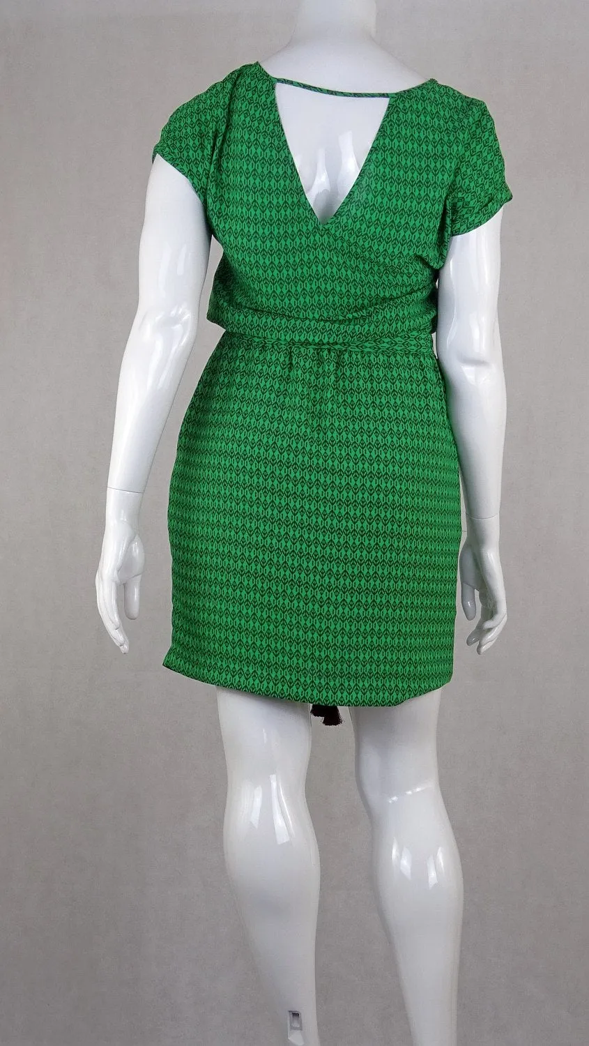 'Shoulder Brand' Green Dress M