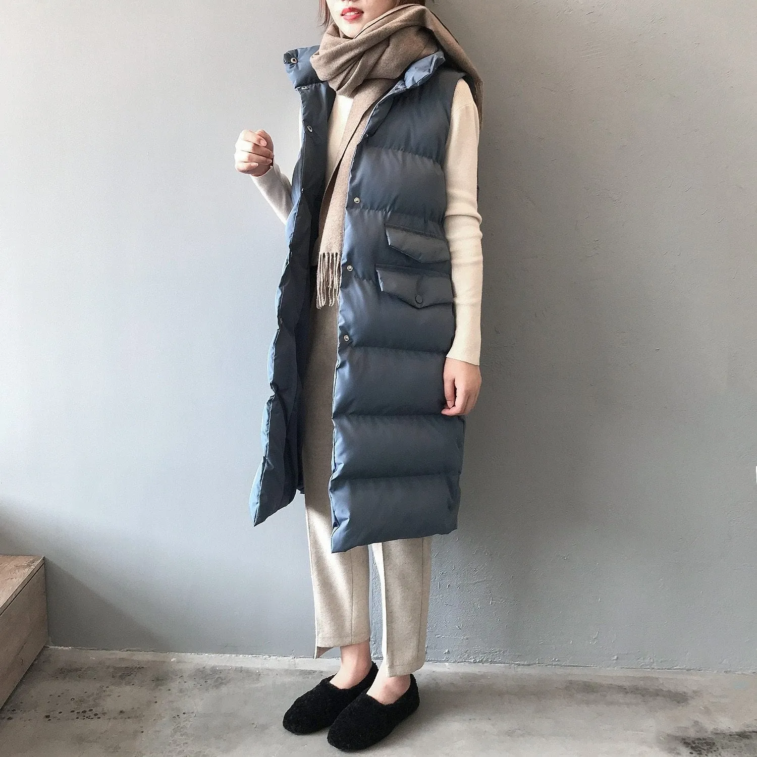 Sleeveless Puffer Jacket