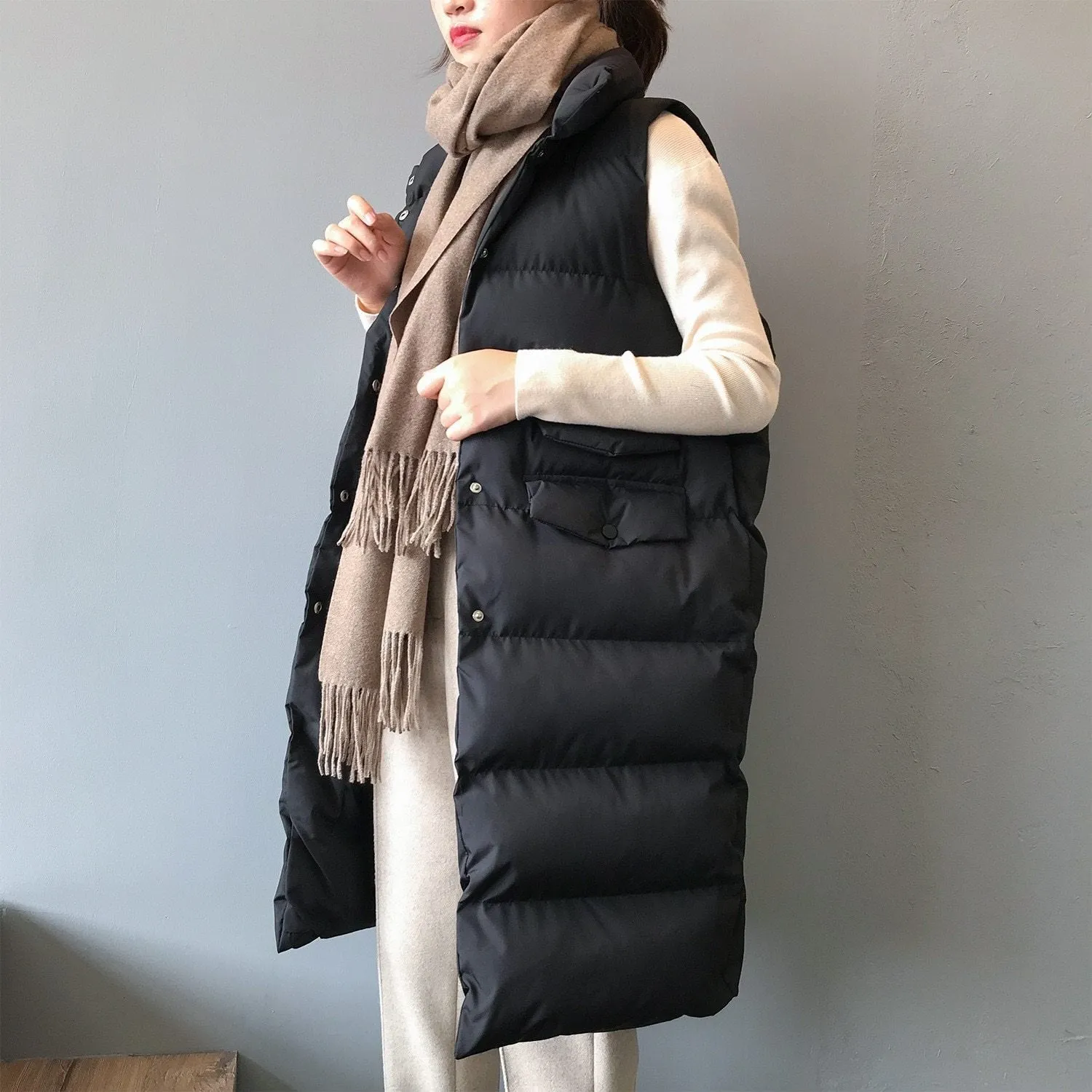 Sleeveless Puffer Jacket