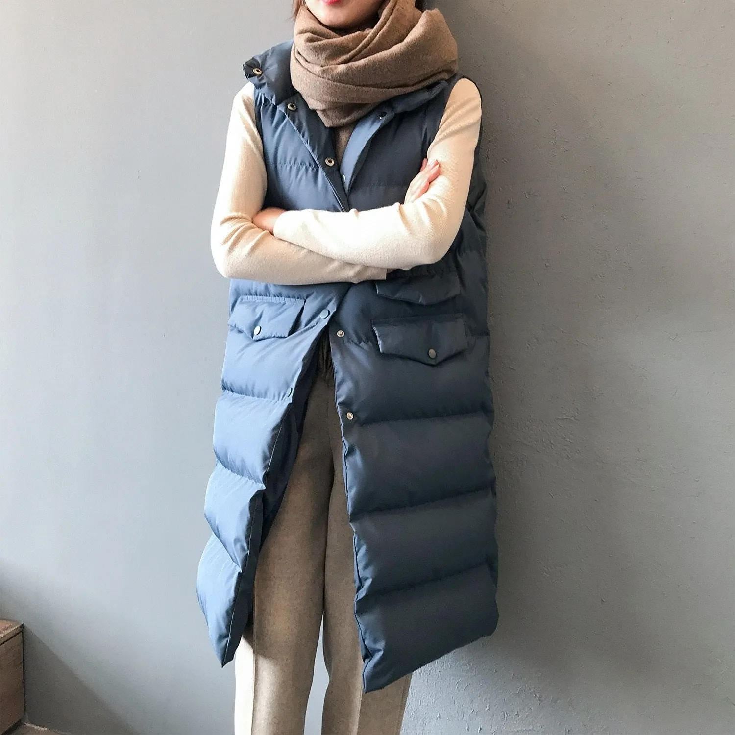 Sleeveless Puffer Jacket