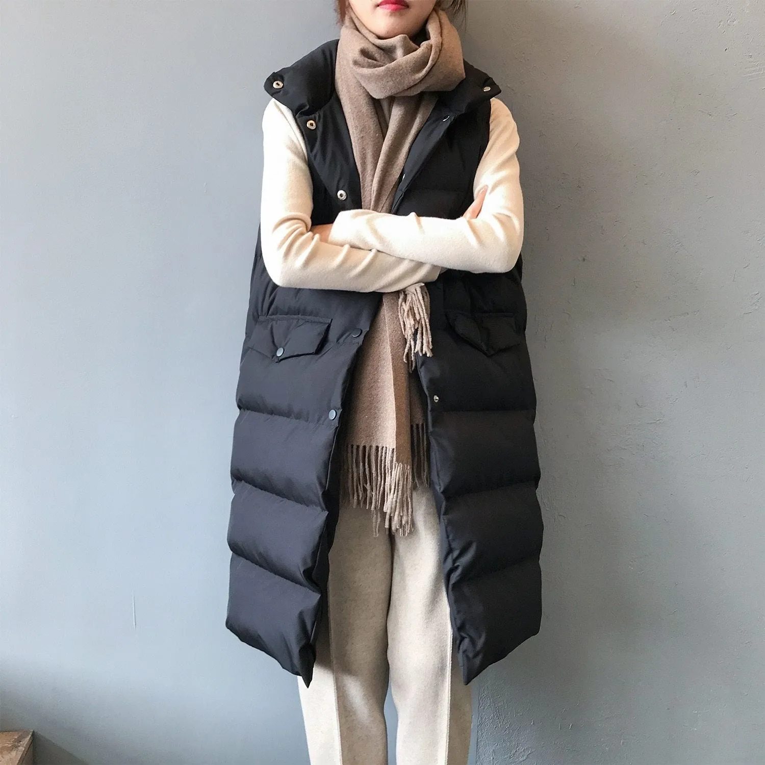 Sleeveless Puffer Jacket