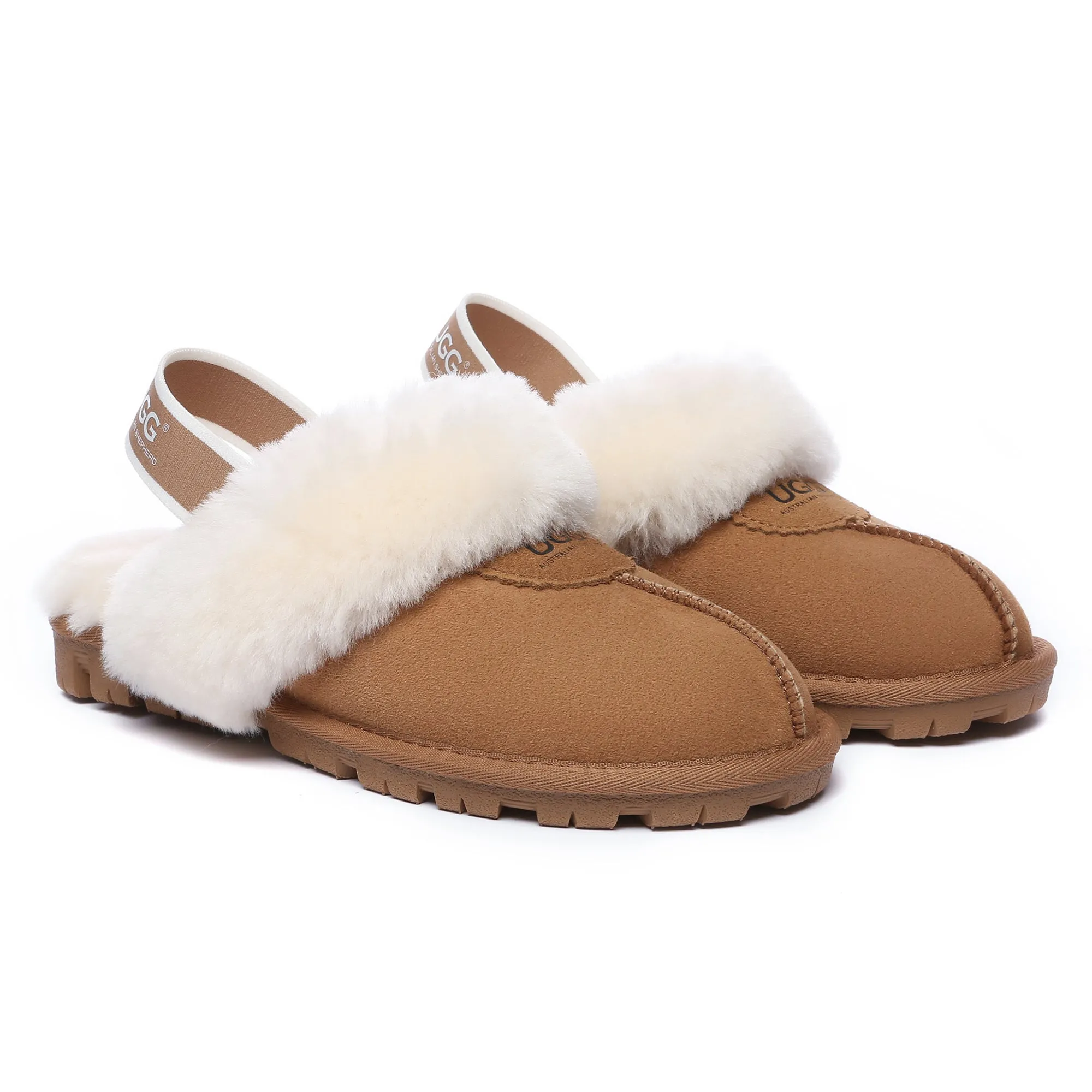 Slingback Premium Anti-Slip UGG Slippers