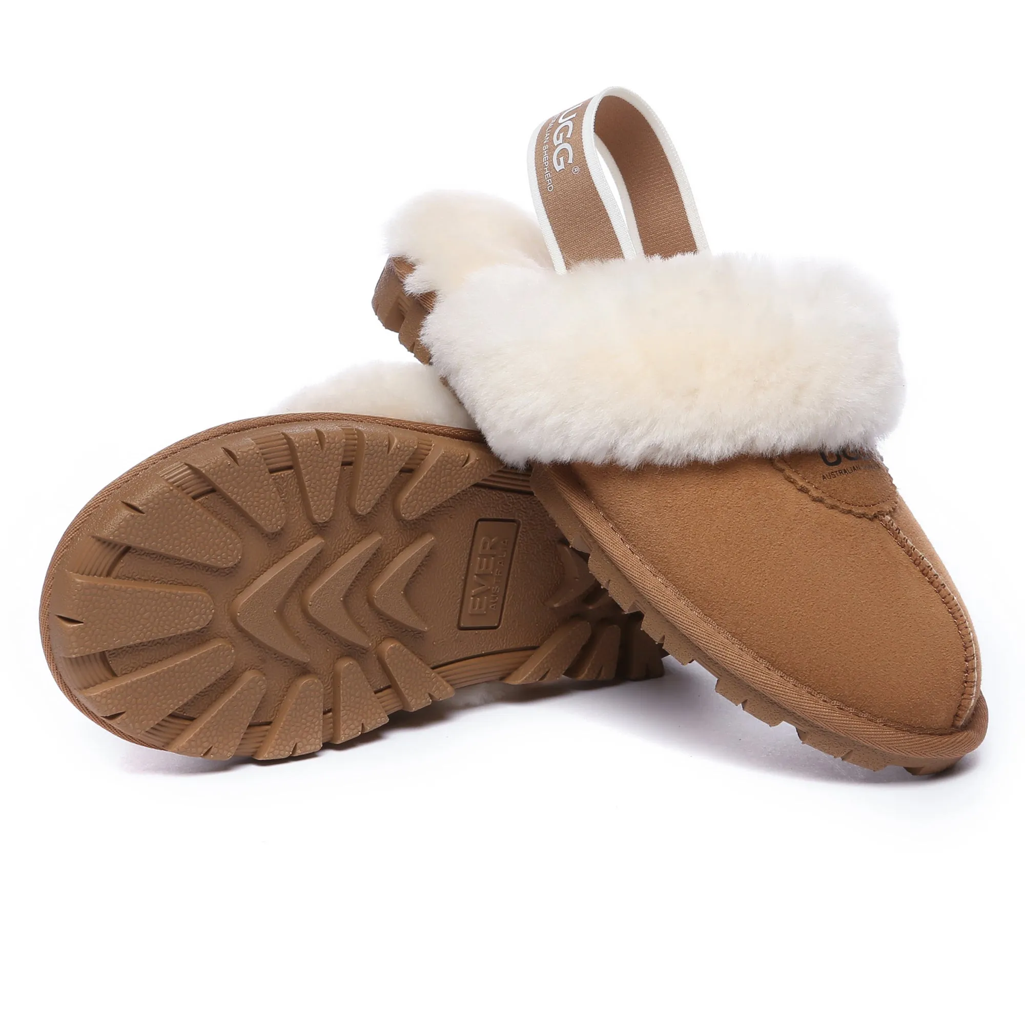 Slingback Premium Anti-Slip UGG Slippers