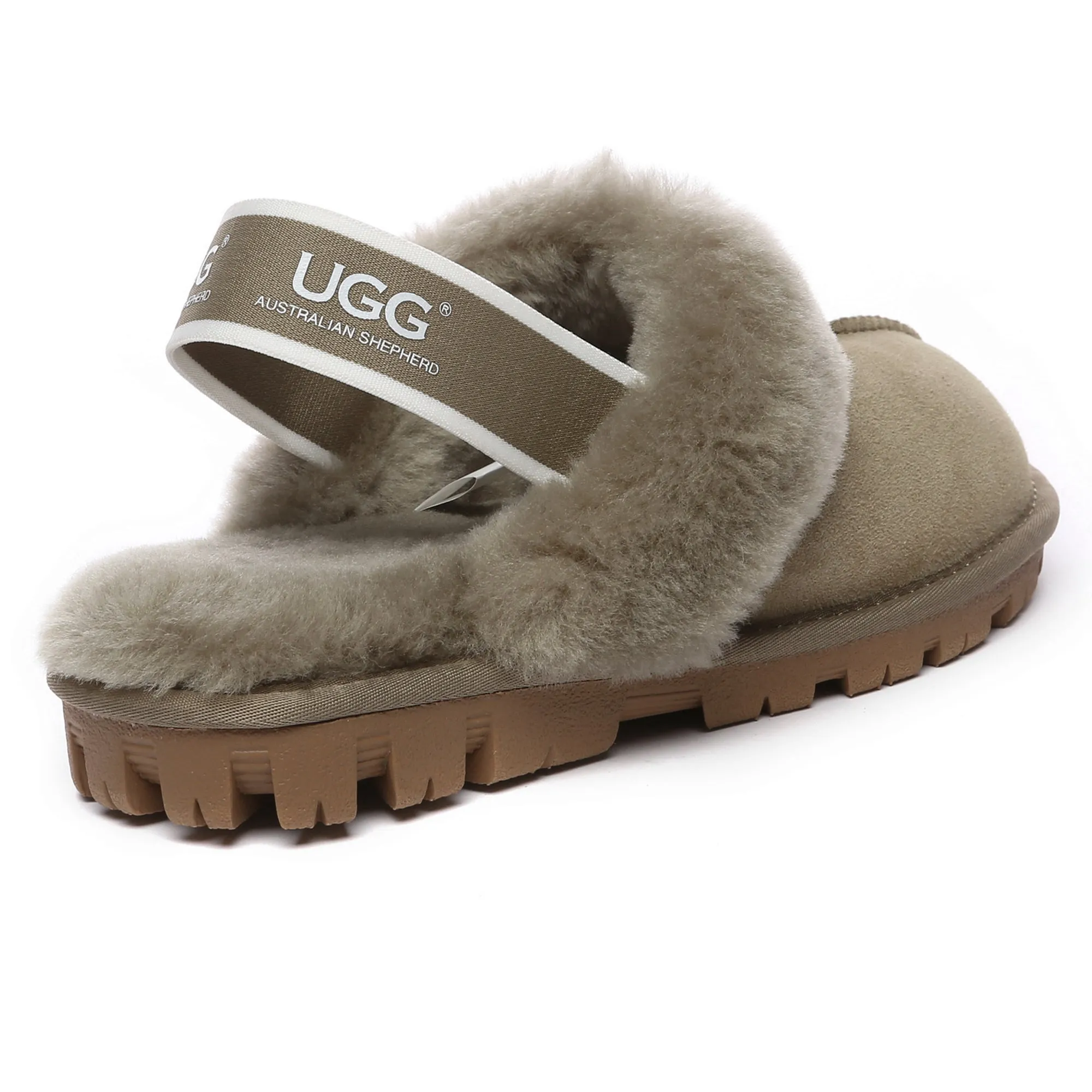 Slingback Premium Anti-Slip UGG Slippers