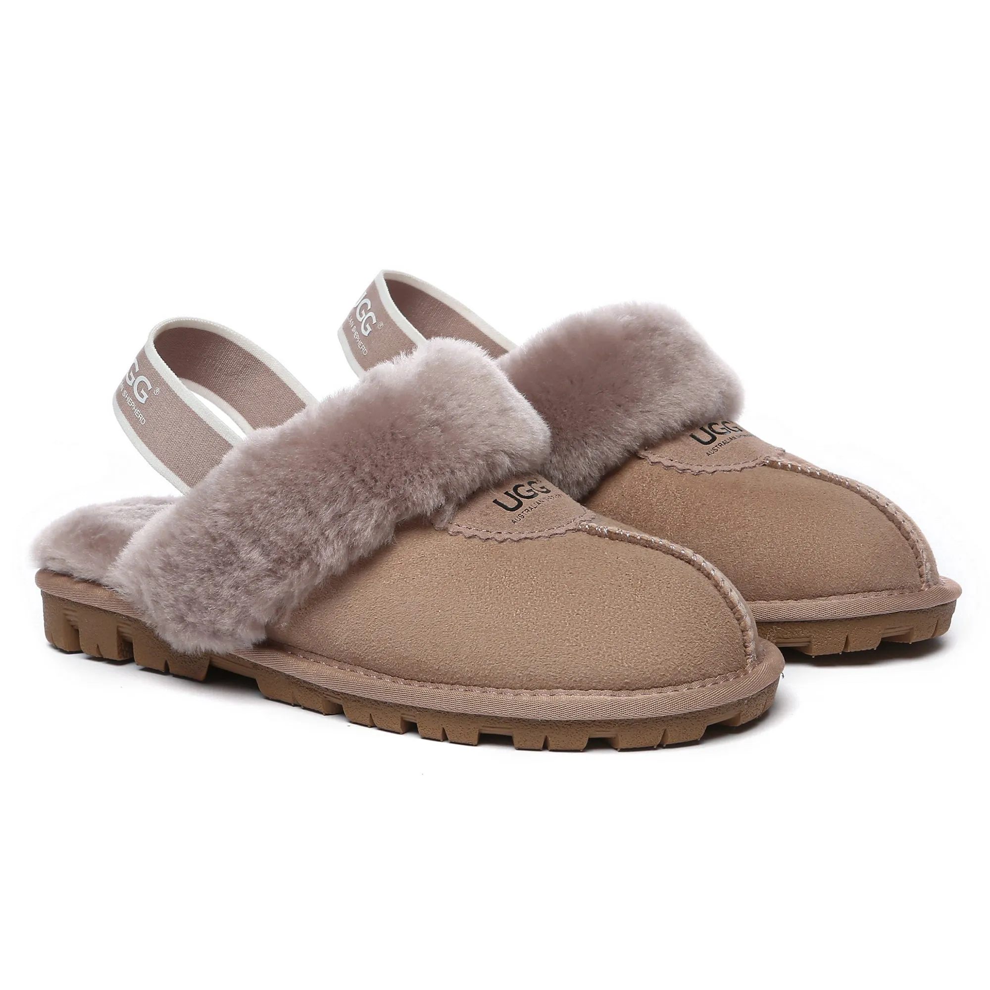 Slingback Premium Anti-Slip UGG Slippers