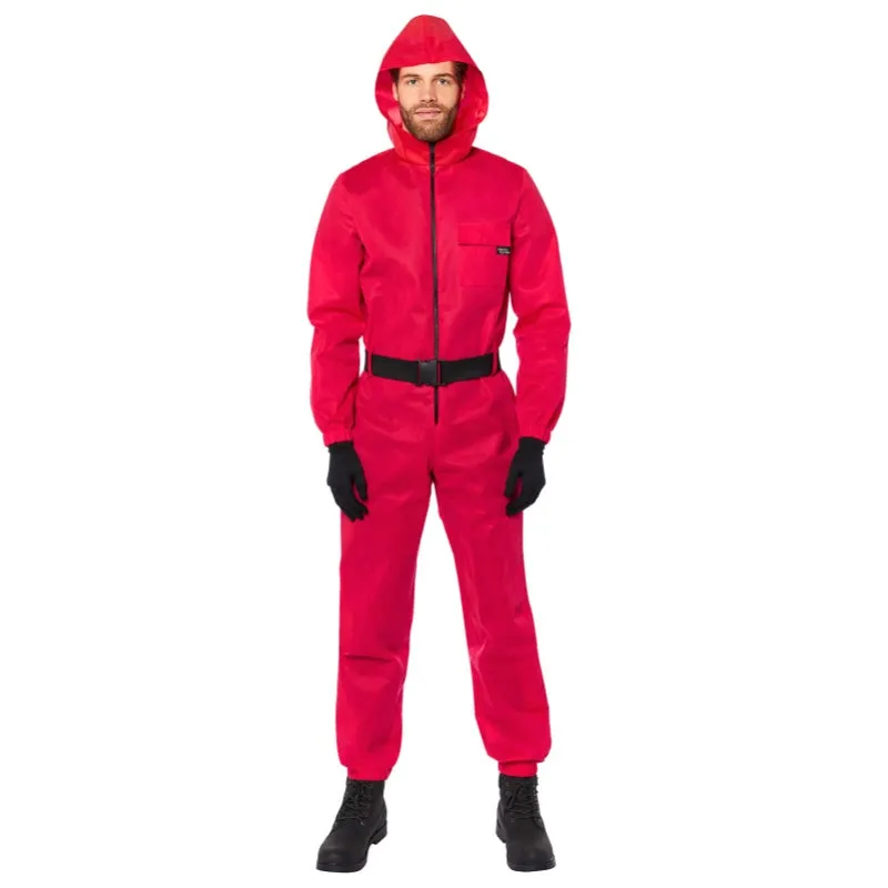 Squid Game Guard Jumpsuit Adult Costume