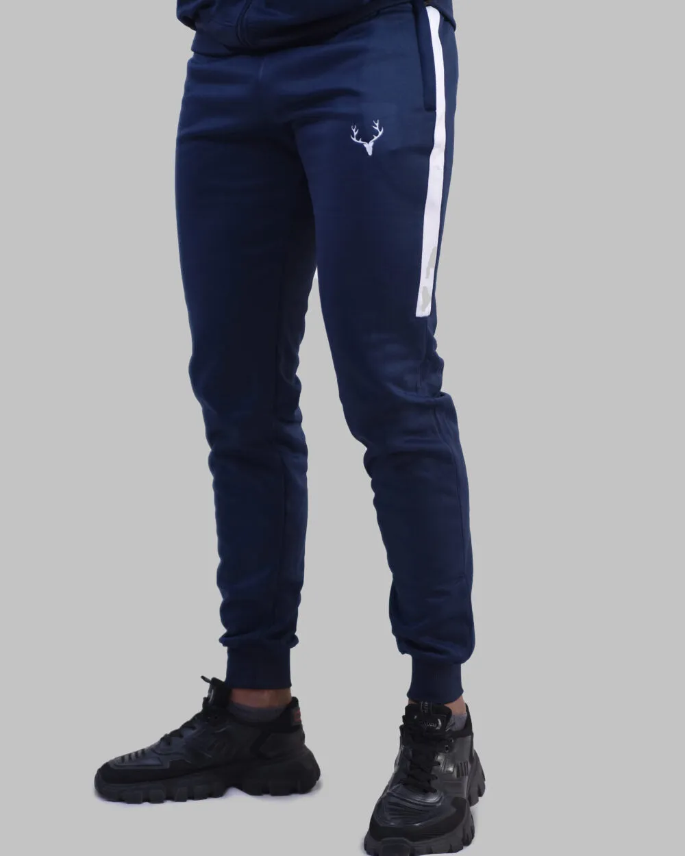 Stag Elite Tracksuit 1.0 (Navy Blue & White)