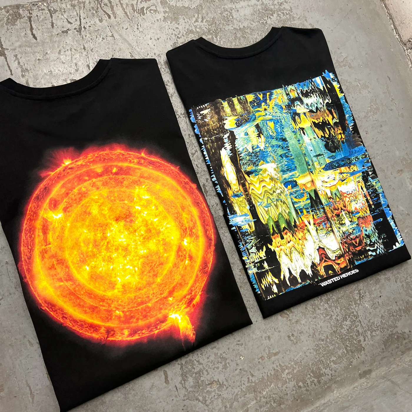 Suns Back Print - Tshirt - Black