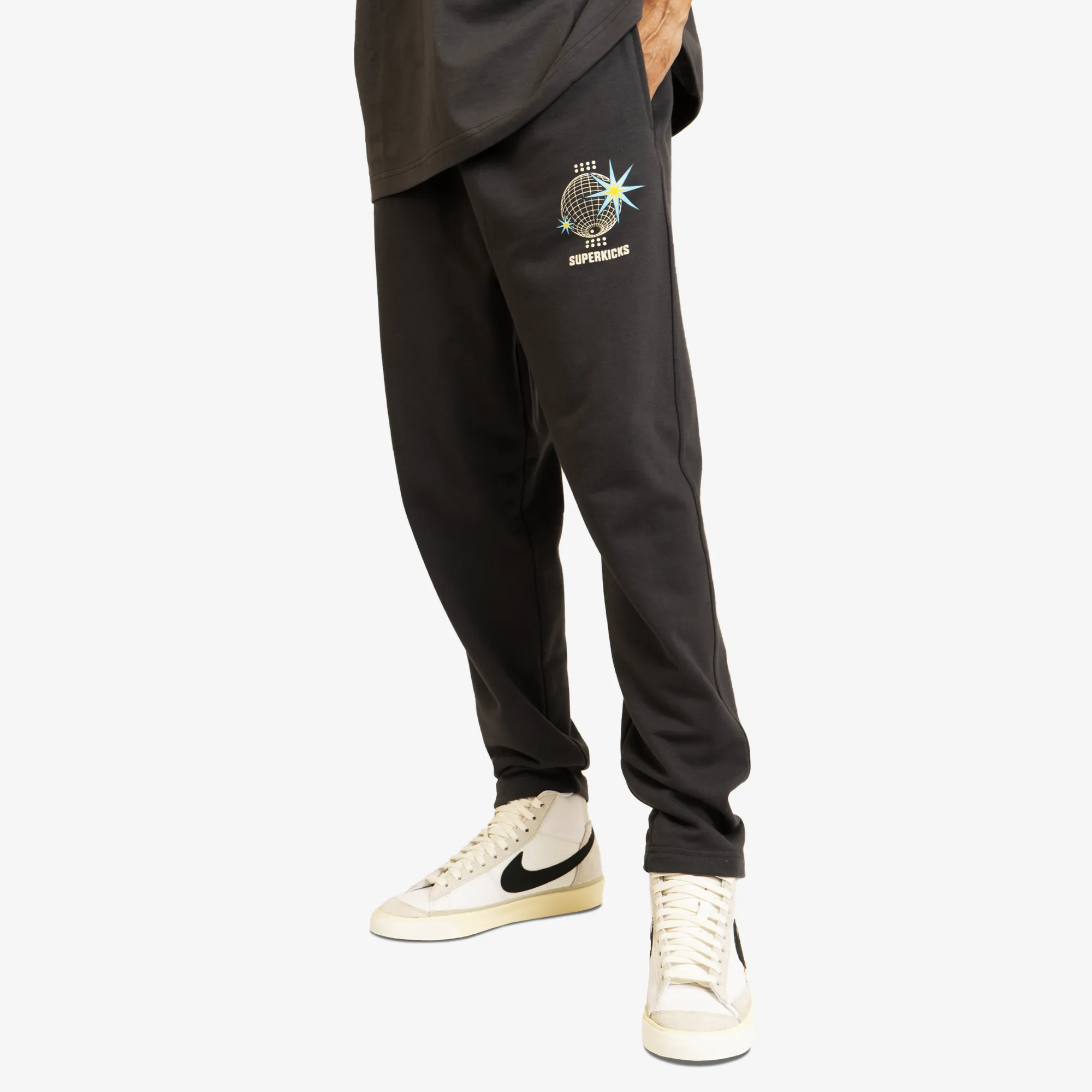 Superkicks | SPACEMAN DISCO JOGGERS  { ASPHALT