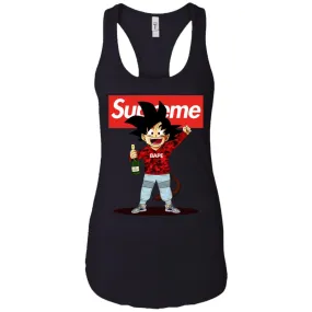 Supreme Songoku T-shirt Women Tank Top