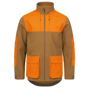 Tackle Softshell Jacket - Rubber Brown/Blaze Orange by Blaser