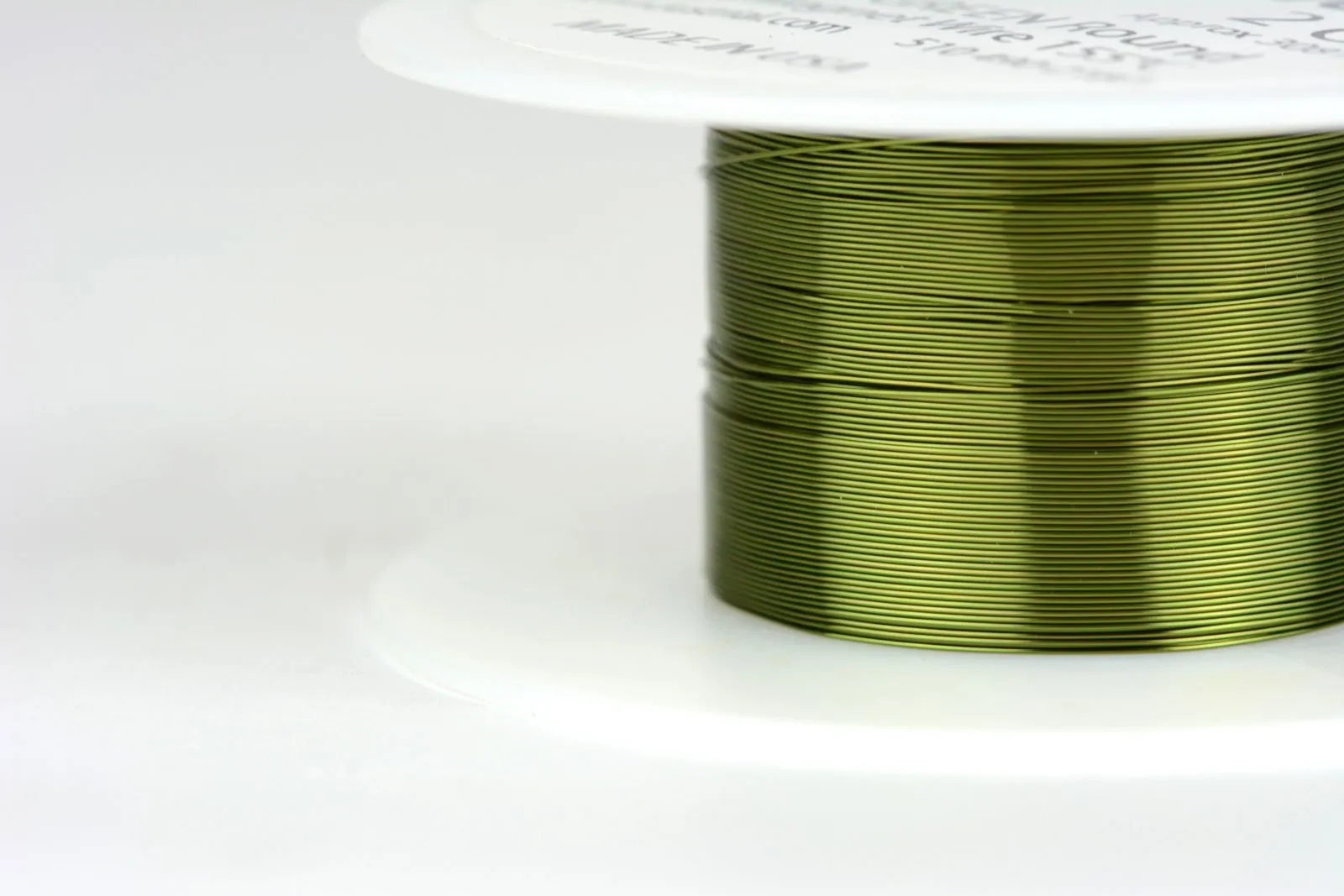 TEMCo 29 AWG Copper Magnet Wire - 2 oz 308 ft 155°C Magnetic Coil Green