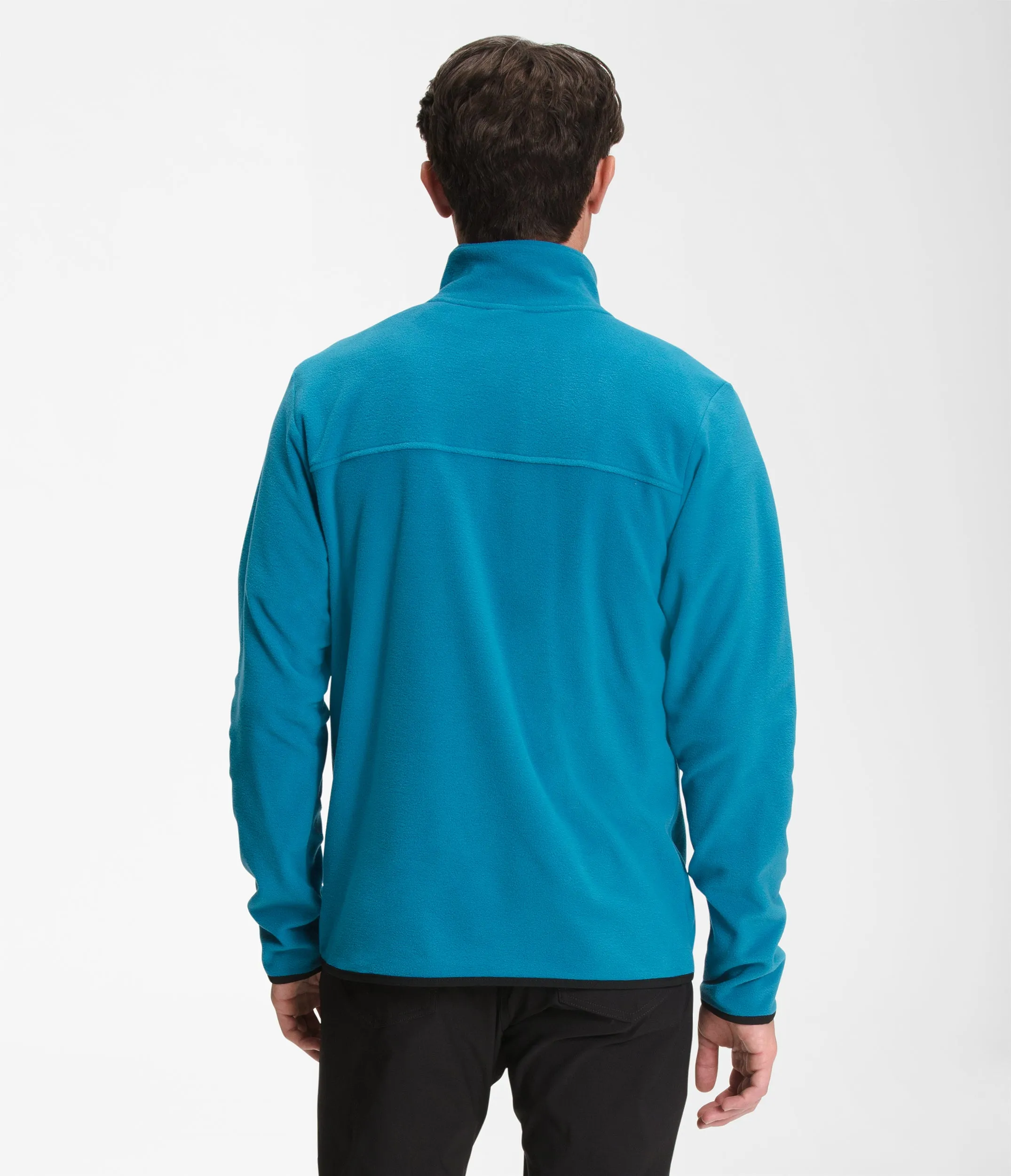 The North Face Mens TKA Glacier Fleece Full Zip Jacket - Banff Blue