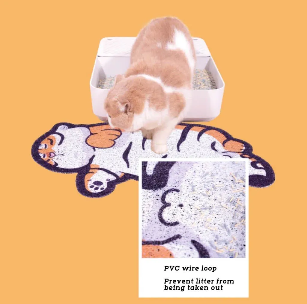 Tiger Shaped Cat Litter Pad