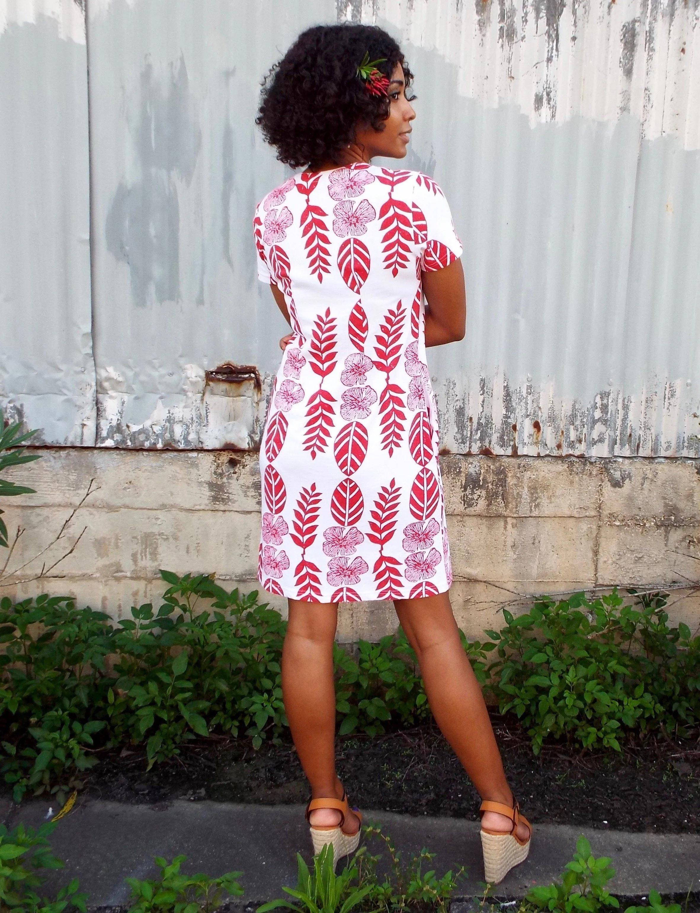 Tropical Organic Jersey Dress