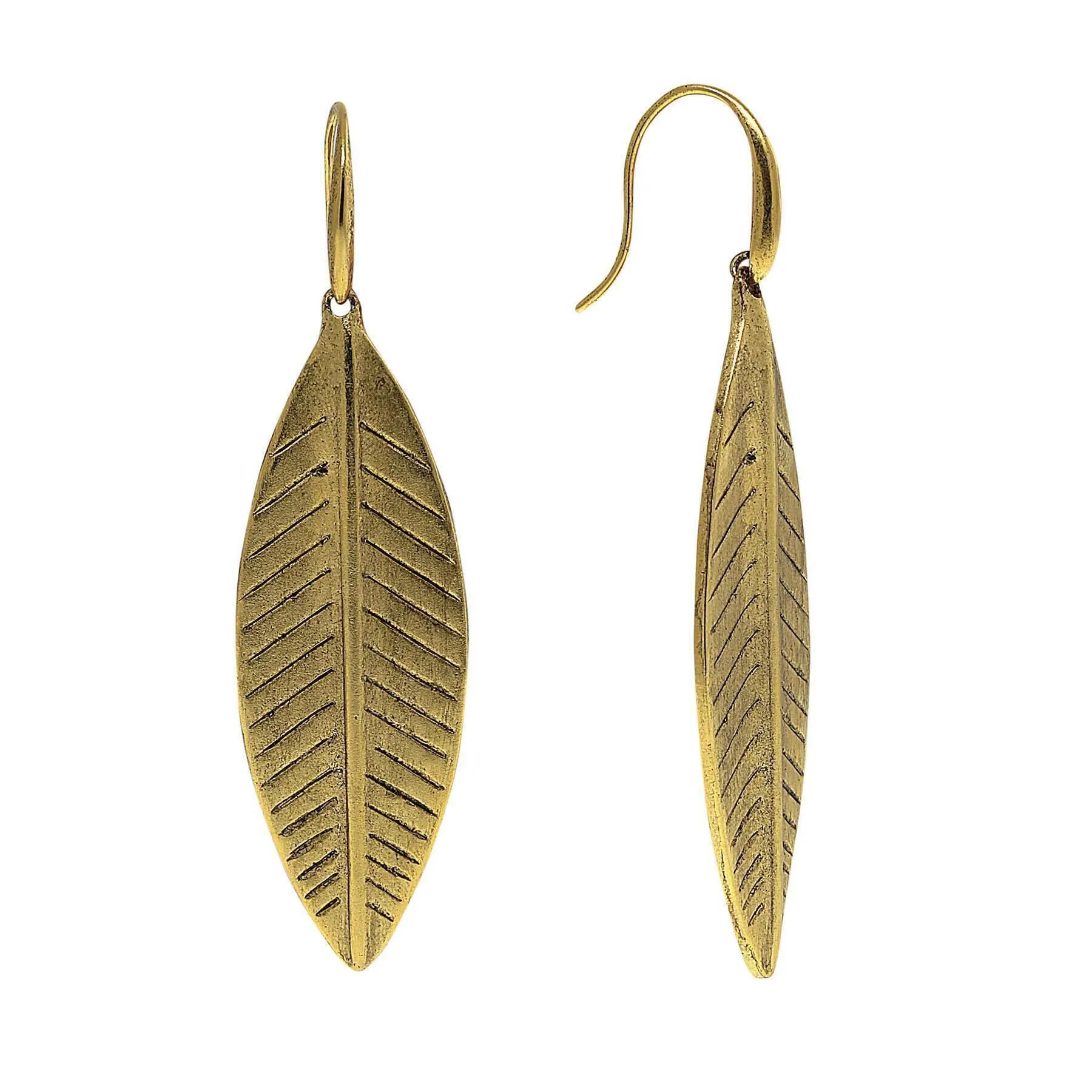 T.R.U. Leaf Drop Earrings