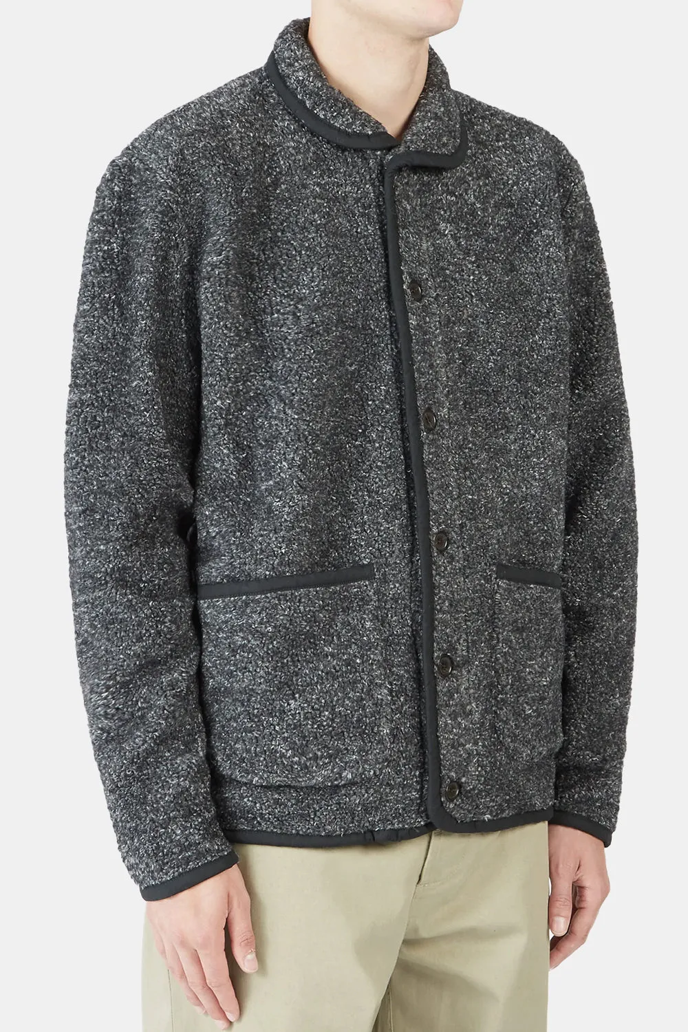 Universal Works Shakespeare Lancaster Jacket (Charcoal Fleece)