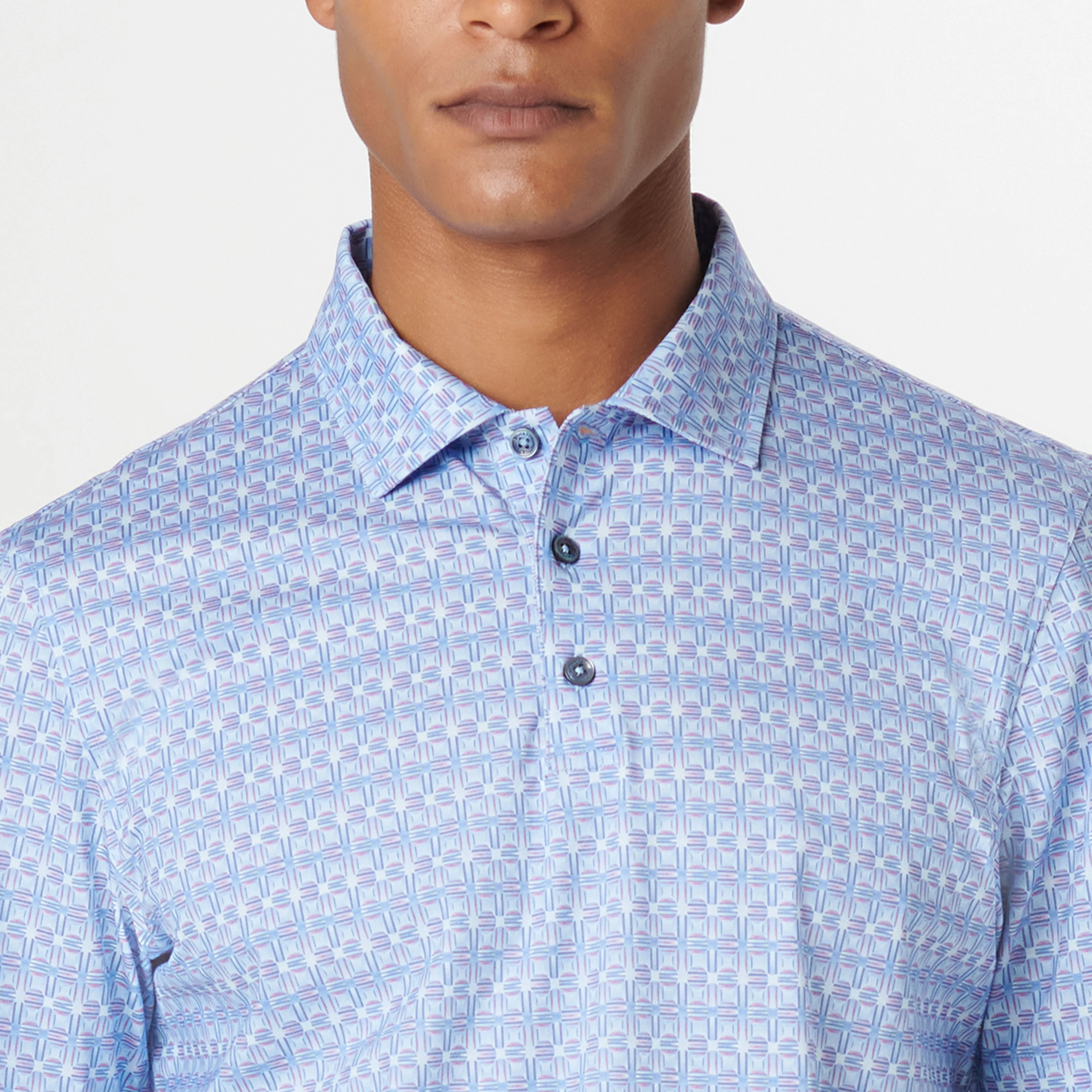 Victor Geometric OoohCotton Polo