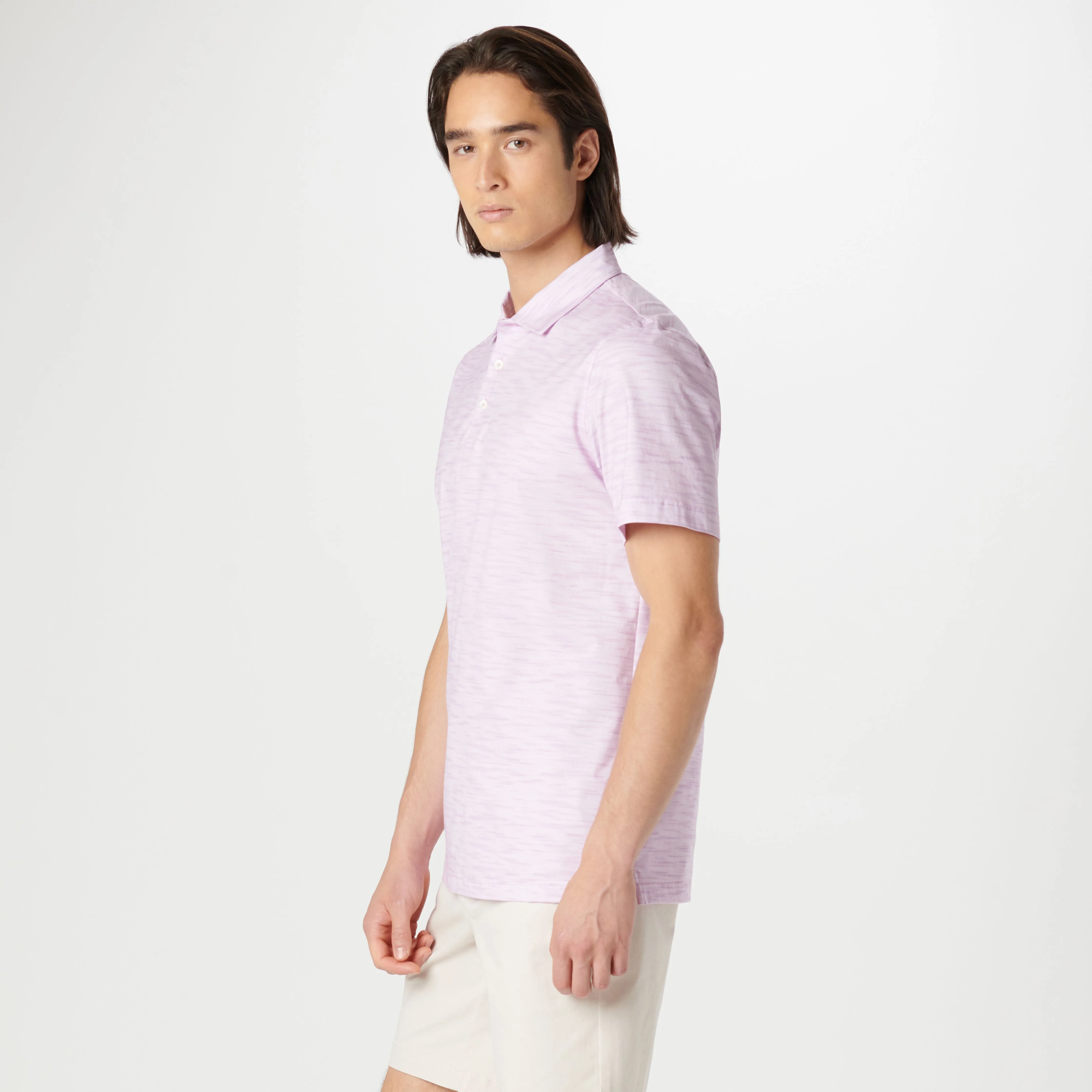 Victor Stitch Print OoohCotton Polo