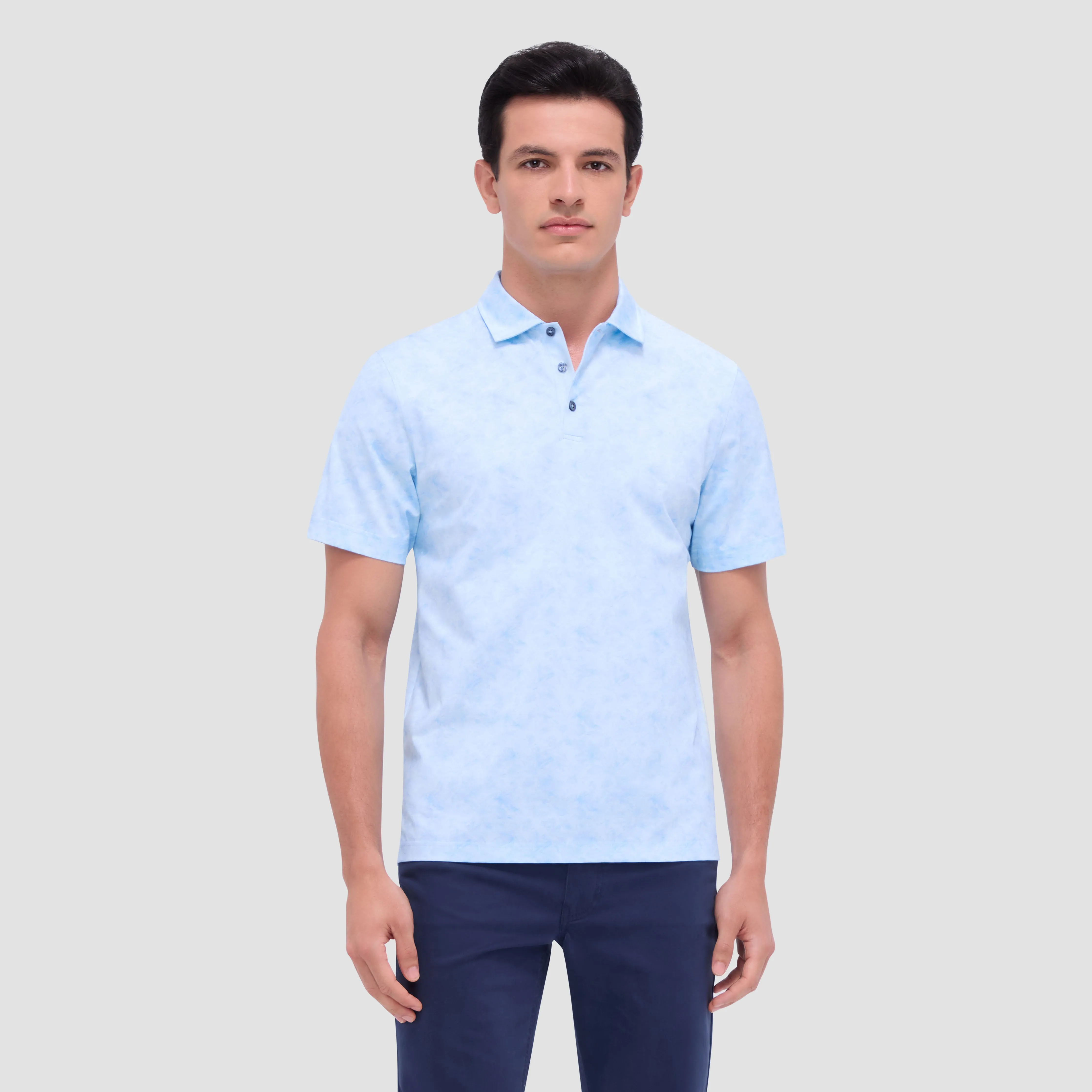 Vincent Double Sided Floral/Solid OoohCotton Polo