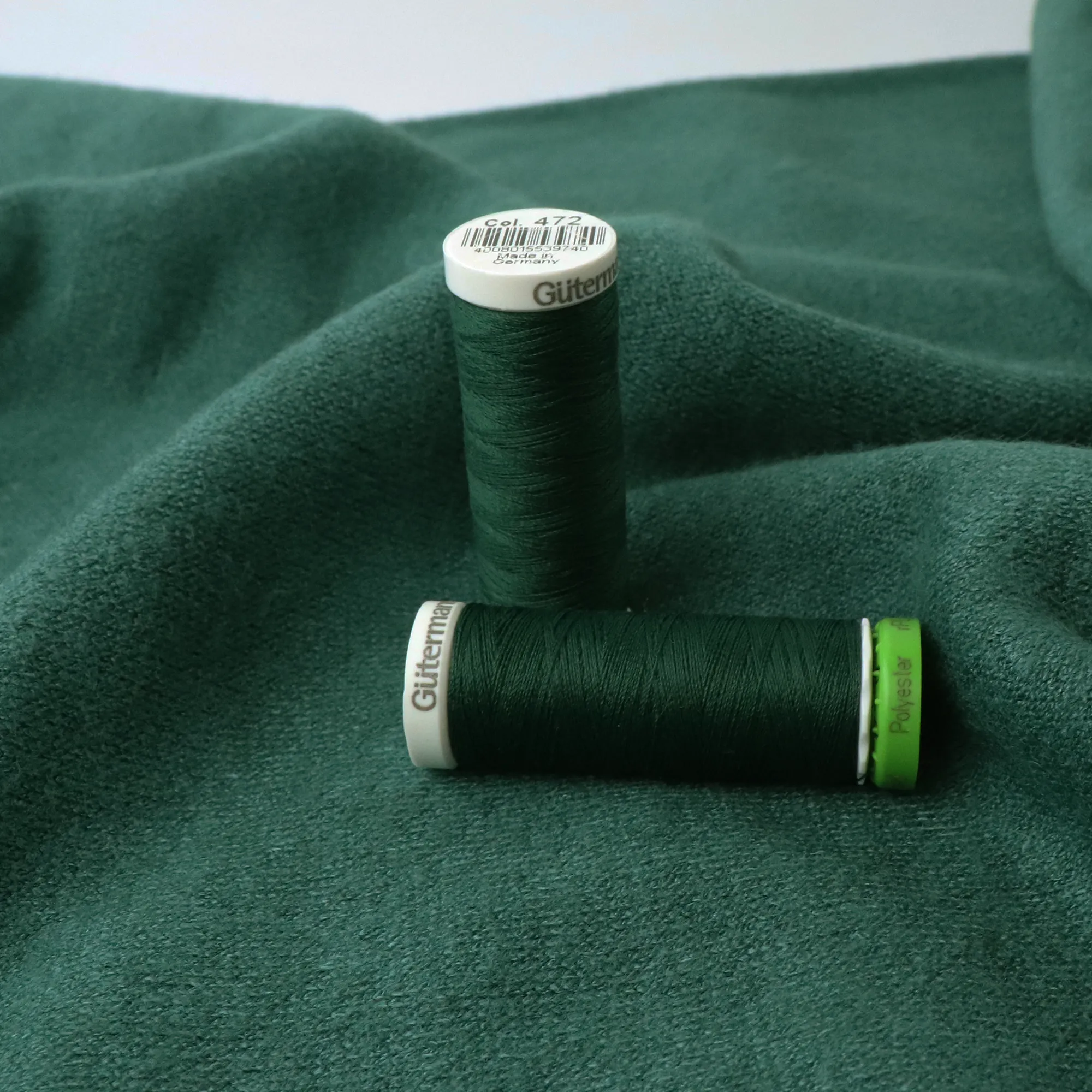 Viscose Soft Knit - Green - END OF BOLT 51cm