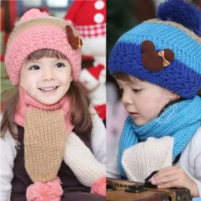 Winter Hat Scarf Set