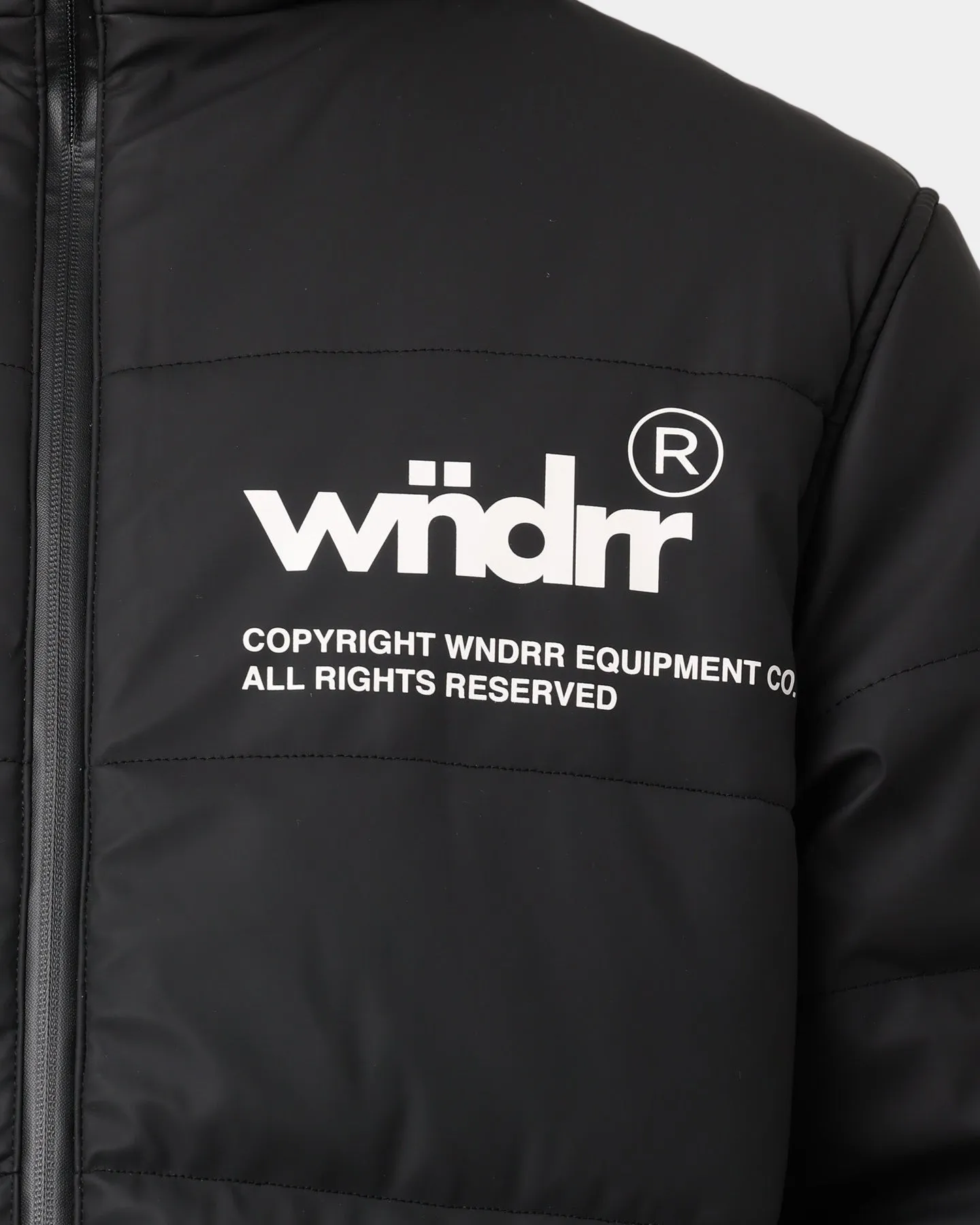 WNDRR Dos Puffer Jacket Black