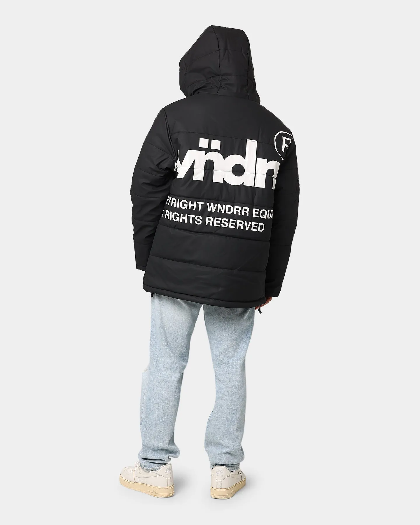 WNDRR Dos Puffer Jacket Black