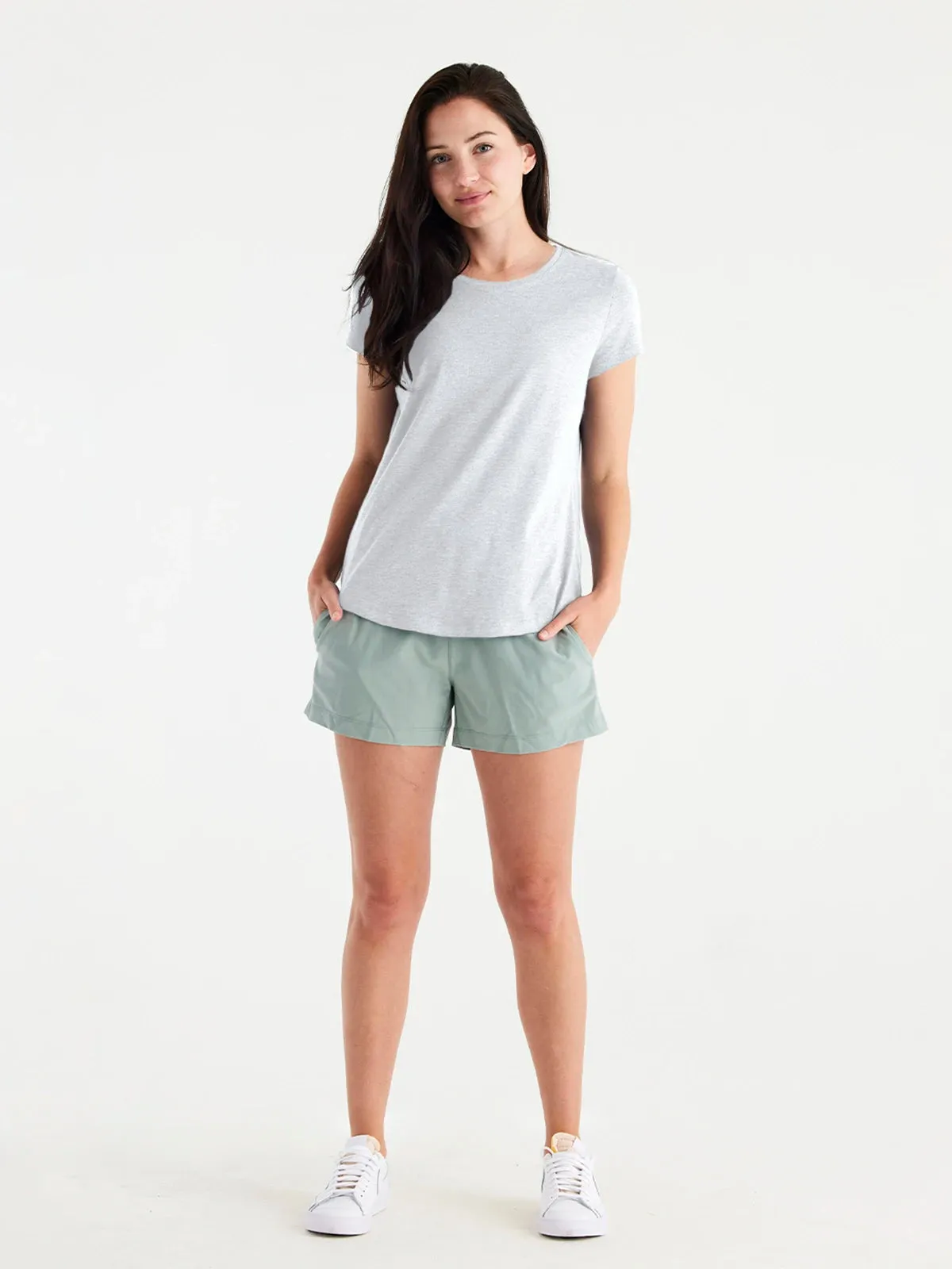 Women's Bamboo Current Tee - Bay Blue