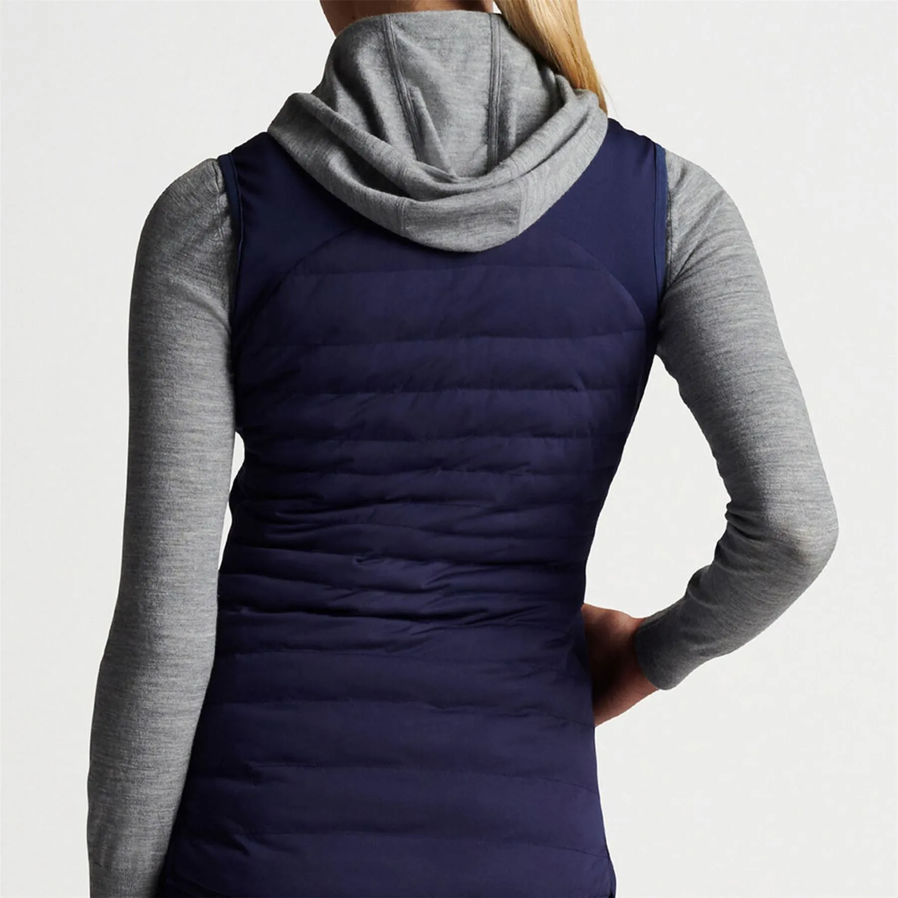 Womens Fuse Hybrid Vest Navy - 2024